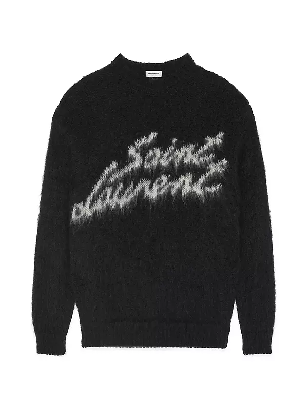 Shop Saint Laurent 90s Saint Laurent Sweater In Mohair | Saks 
