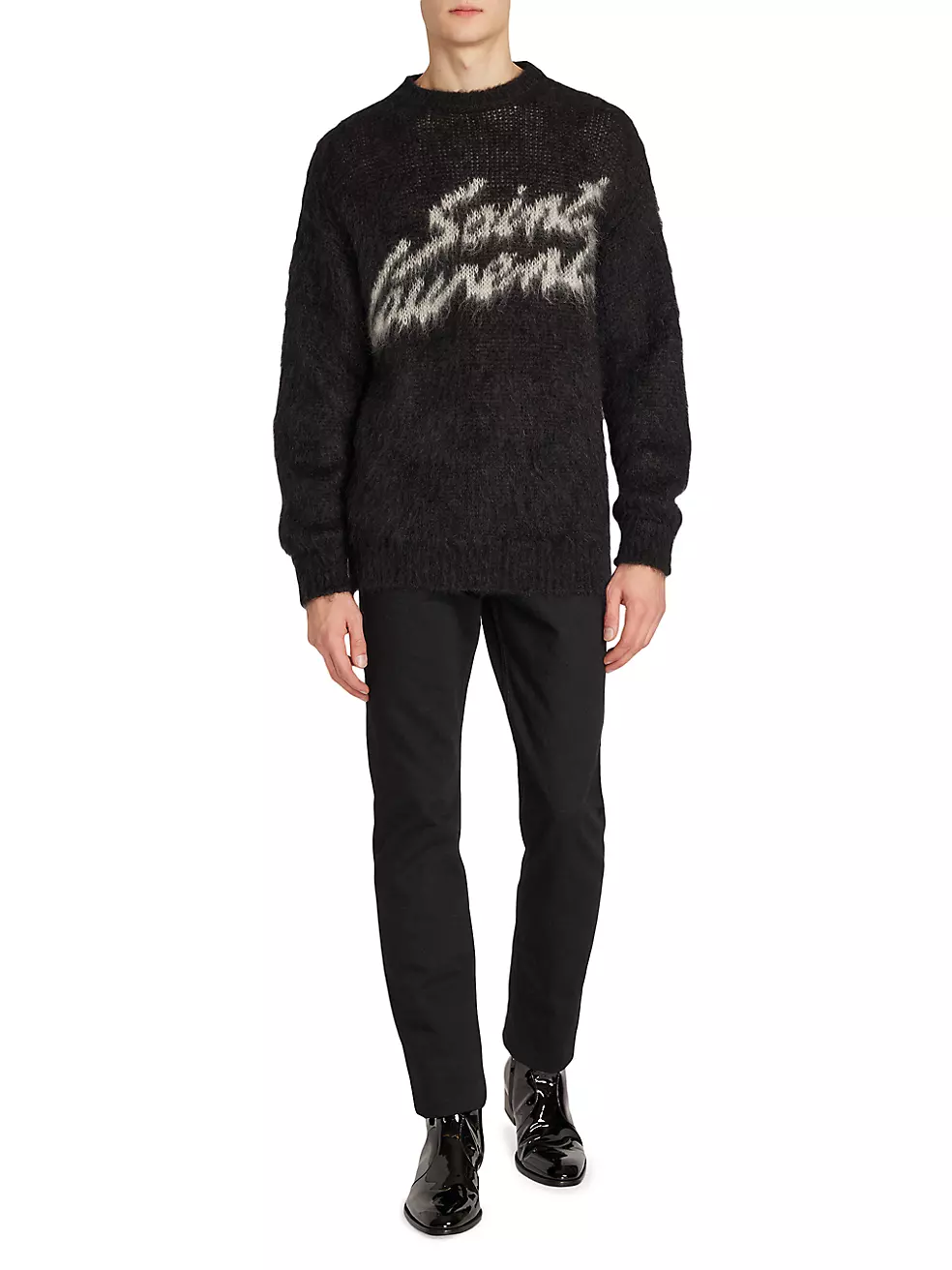 Shop Saint Laurent s Saint Laurent Sweater In Mohair   Saks
