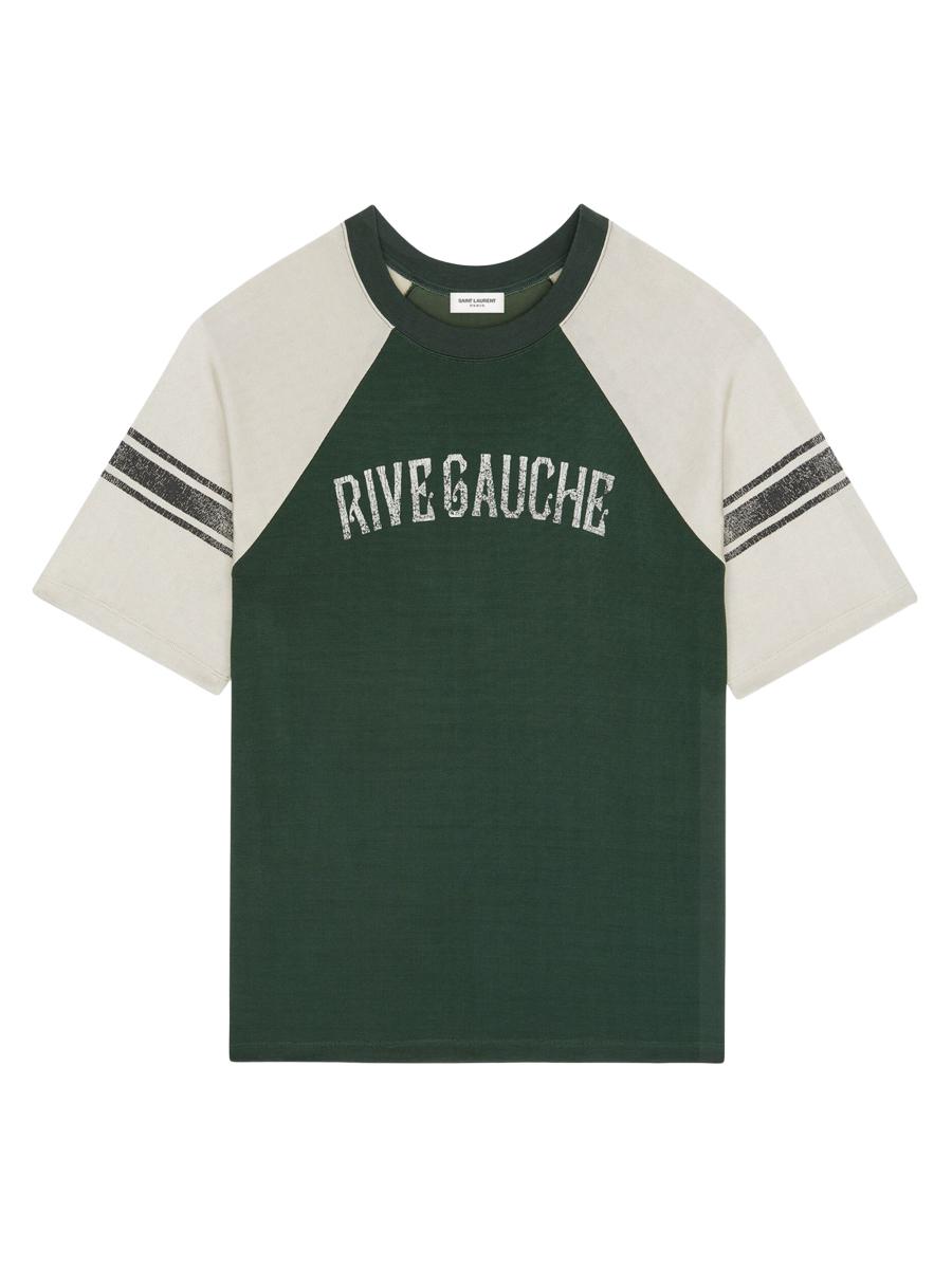 Saint Laurent Rive Gauche Raglan T-shirt | Saks Fifth Avenue