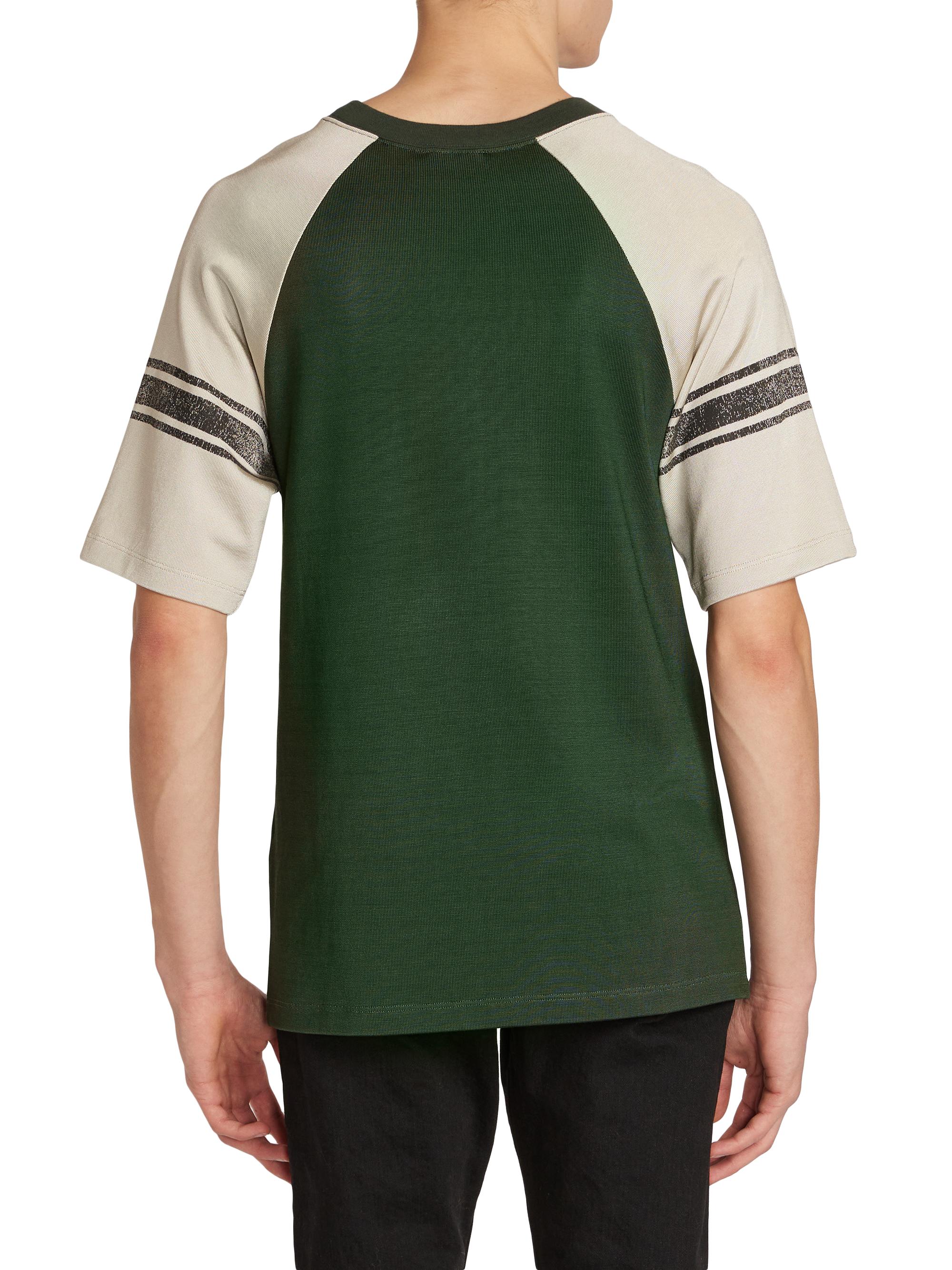 Saint Laurent Rive Gauche Raglan T-shirt | Saks Fifth Avenue