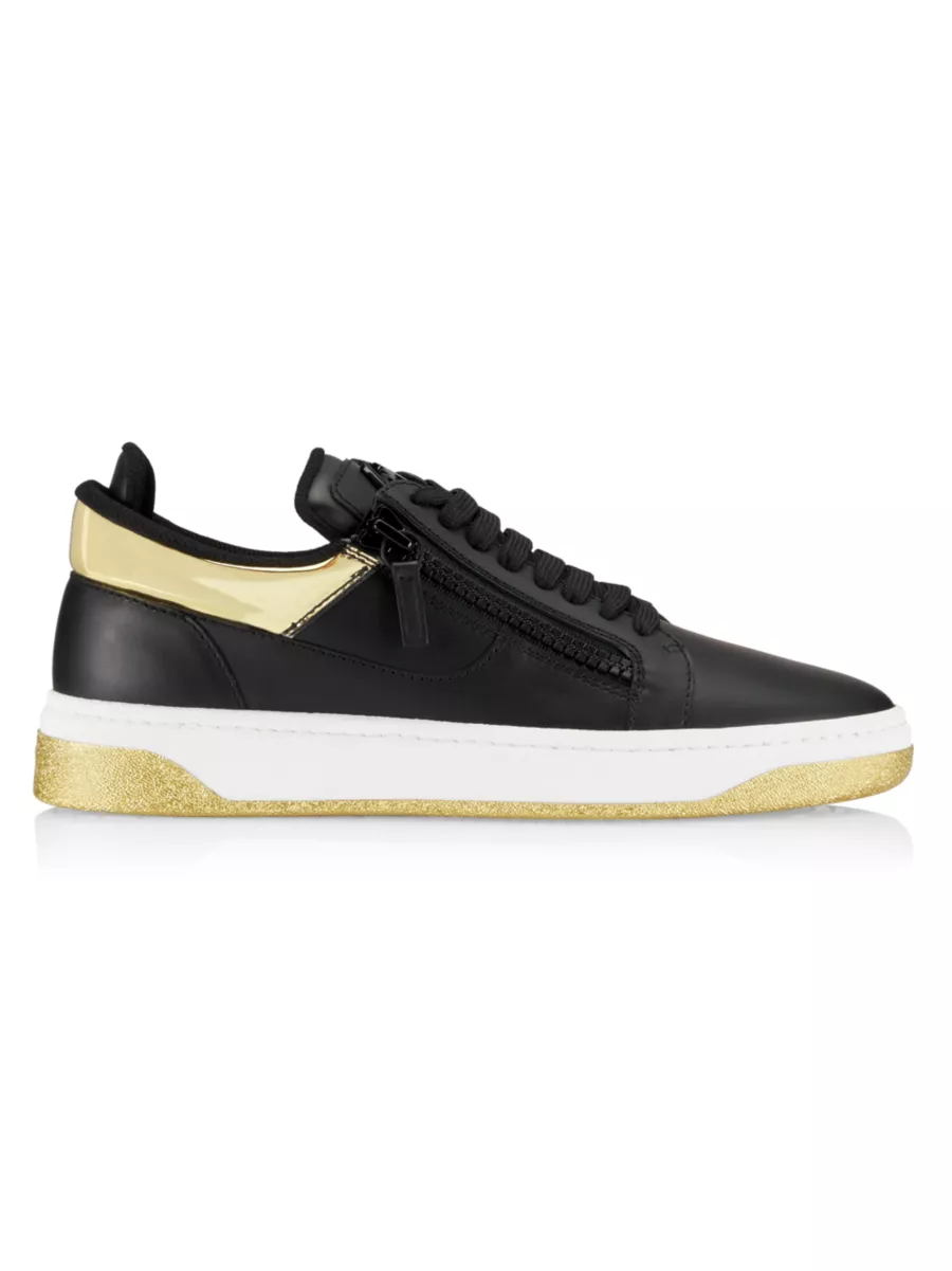 Shop Giuseppe Zanotti GZ/94 Leather Low-Top Sneakers | Saks Shop Giuseppe Zanotti GZ/94 Leather Low-Top Sneakers | Saks