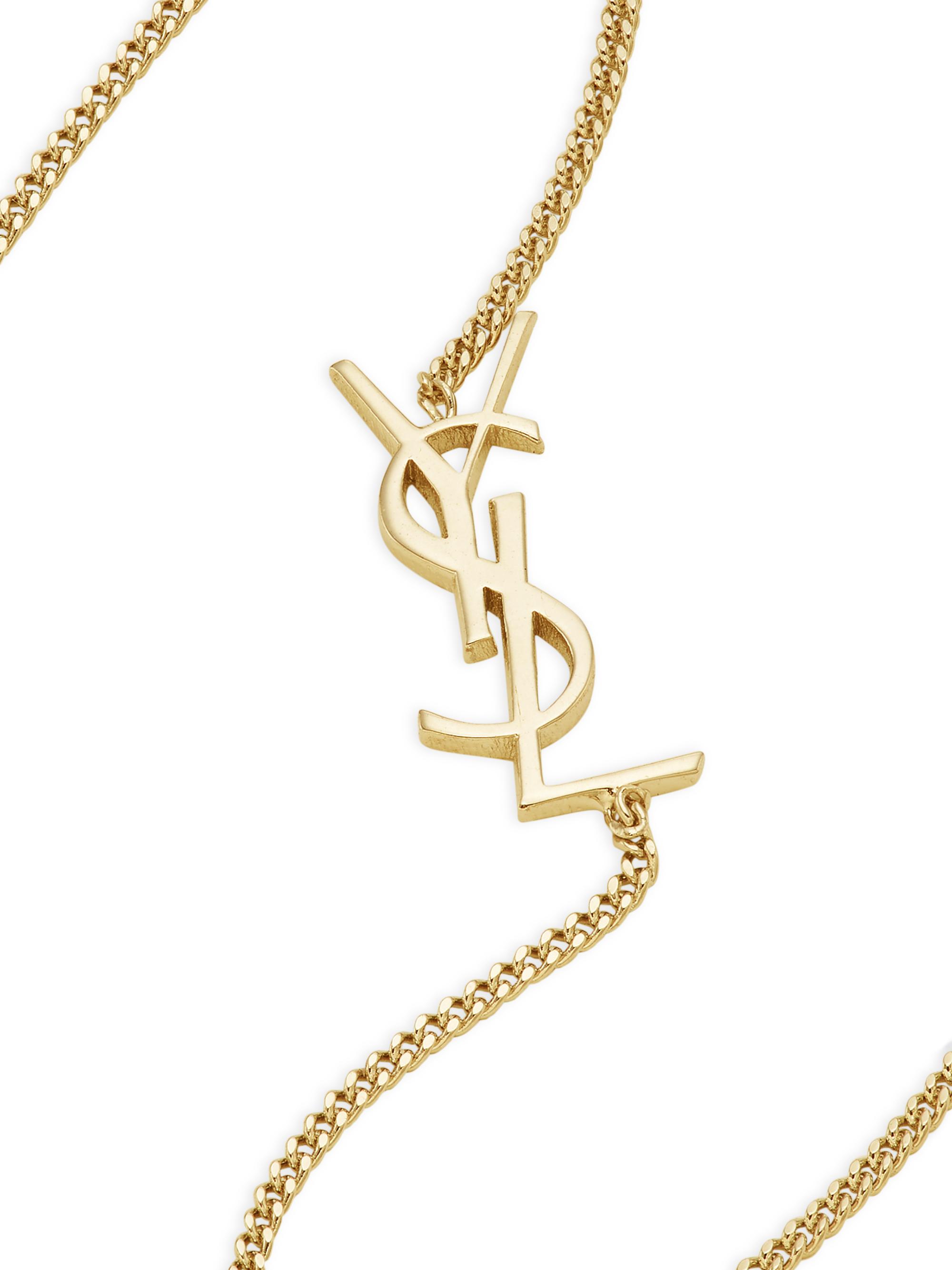 Saint Laurent Opyum Charm Bracelet In Gold Brass | Saks  YSL Opyum Charm Bracelet in Rose Gold Brass main image 0