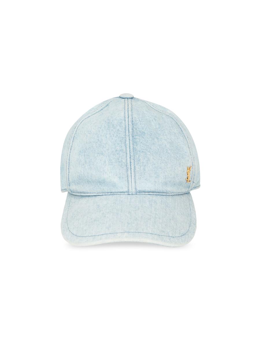 【関税＆送料込み】Saint Laurent Cassandre Baseball Cap Saint Laurent Baseball Cap Cassandre In Felt Black - SS23 - US
