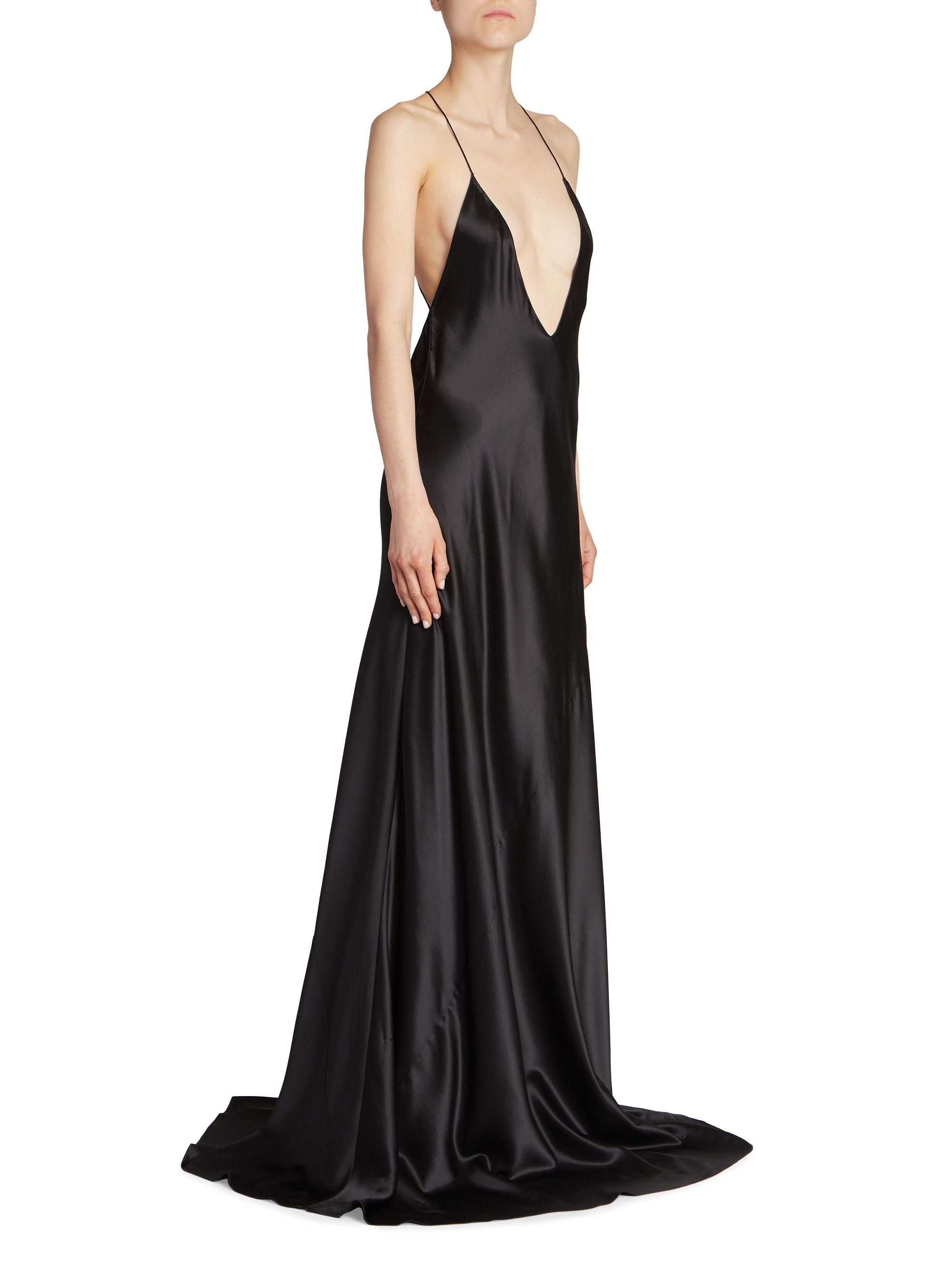 white christmas dresses RARE Yves Saint Laurent Vintage Silk Dress – villa amour vintage main image 0