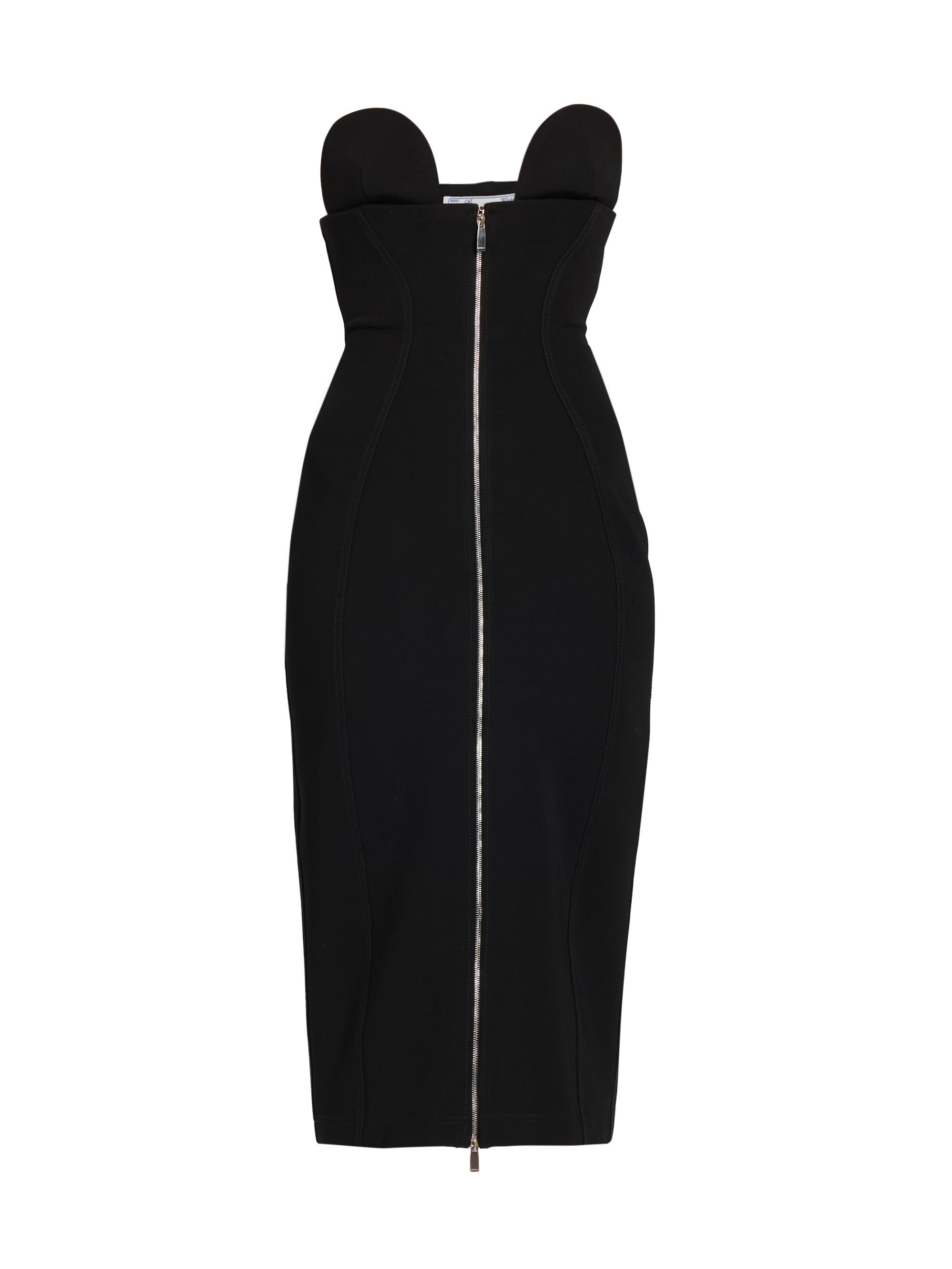 Off-White Women's Ablohland Crepe Midi-Dress - Black