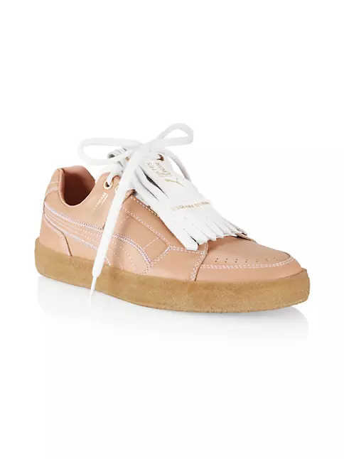 Shop Puma Slipstream Lo Catch A Tan Leather Sneakers | Saks Fifth