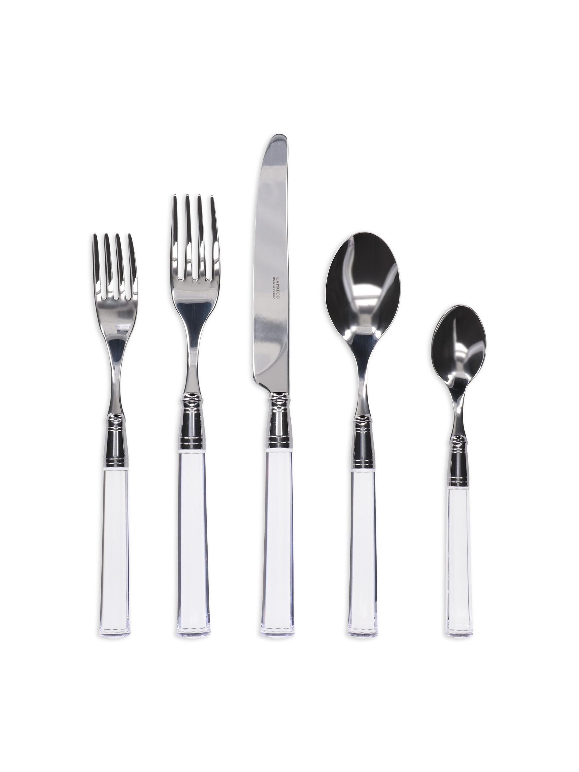 Capdeco Doric 5-Piece Flatware Set - Silver