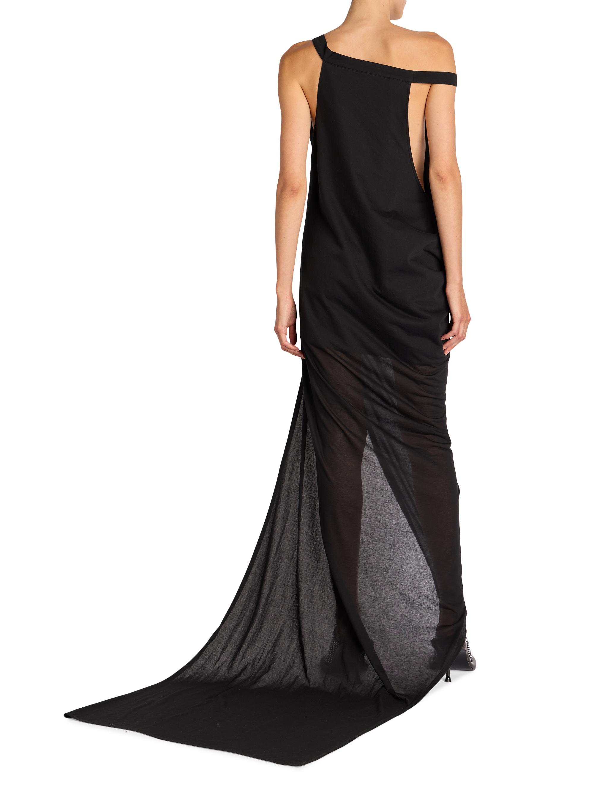 asymmetric draped dress Asymmetric Draped Chiffon Mini Dress (French Lace) S / Beige main image 1