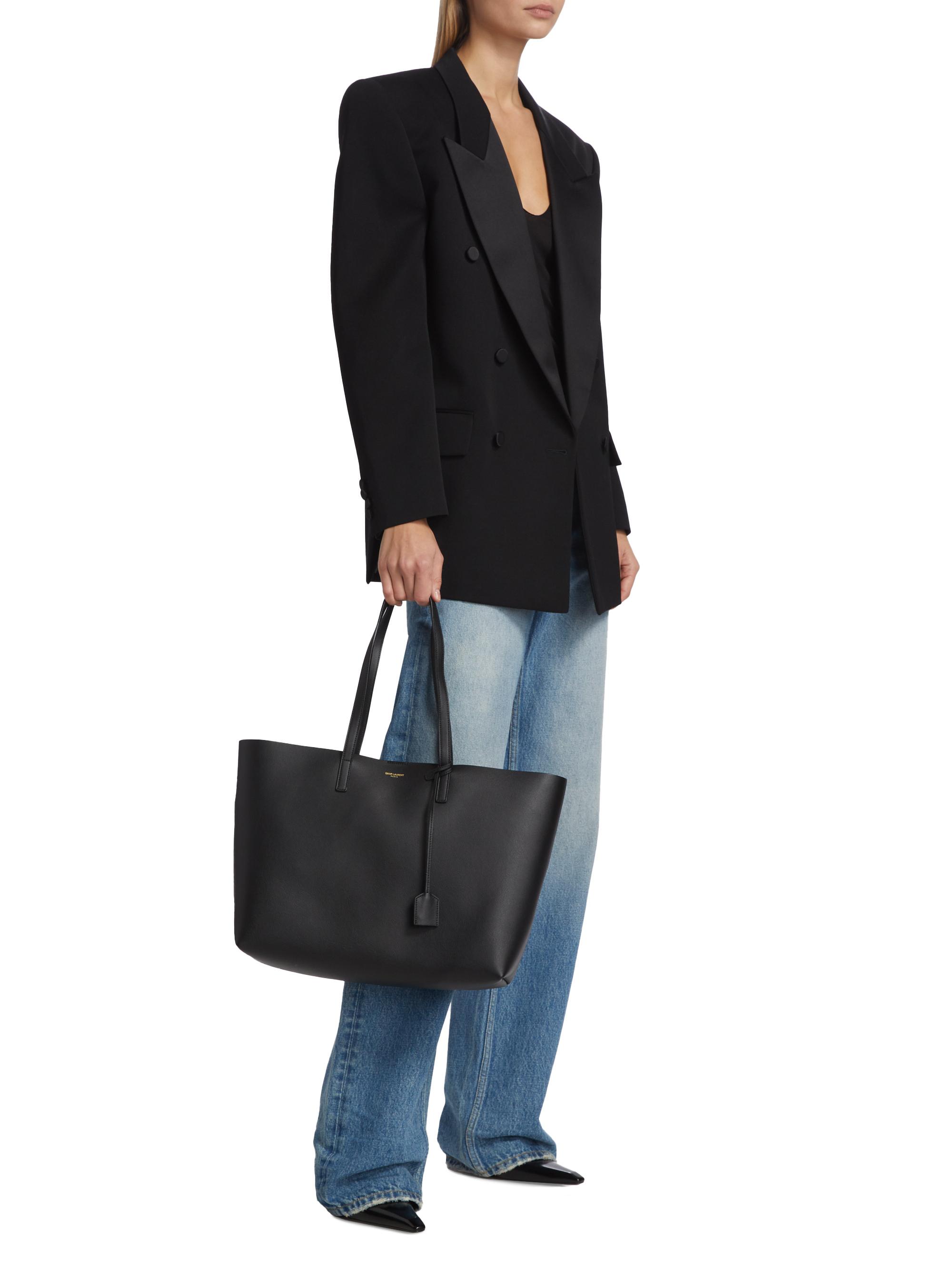 Saint Laurent Shopping Saint Laurent Tote Bag in Leather