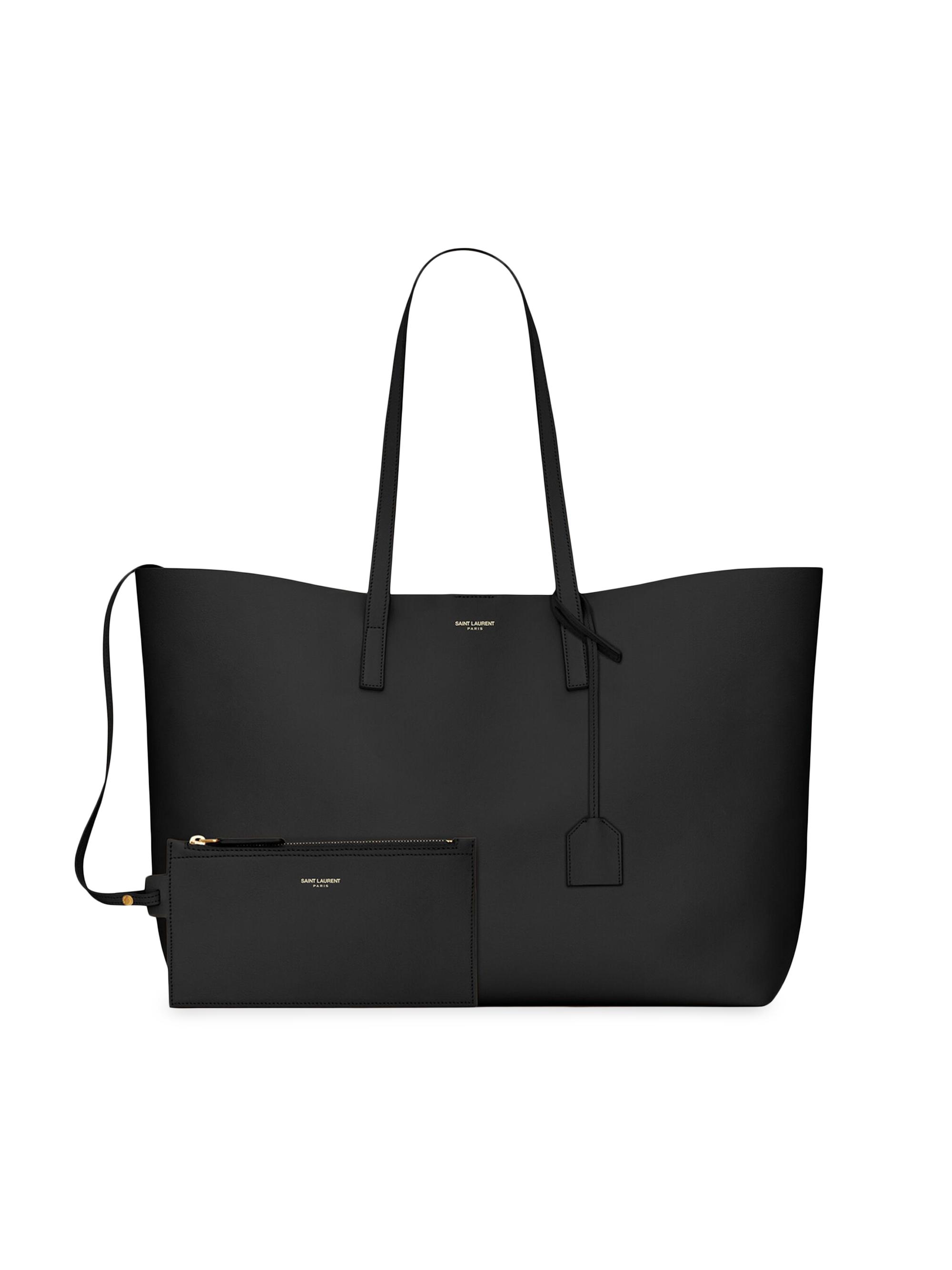 Saint Laurent Shopping Saint Laurent Tote Bag in Leather | Saks