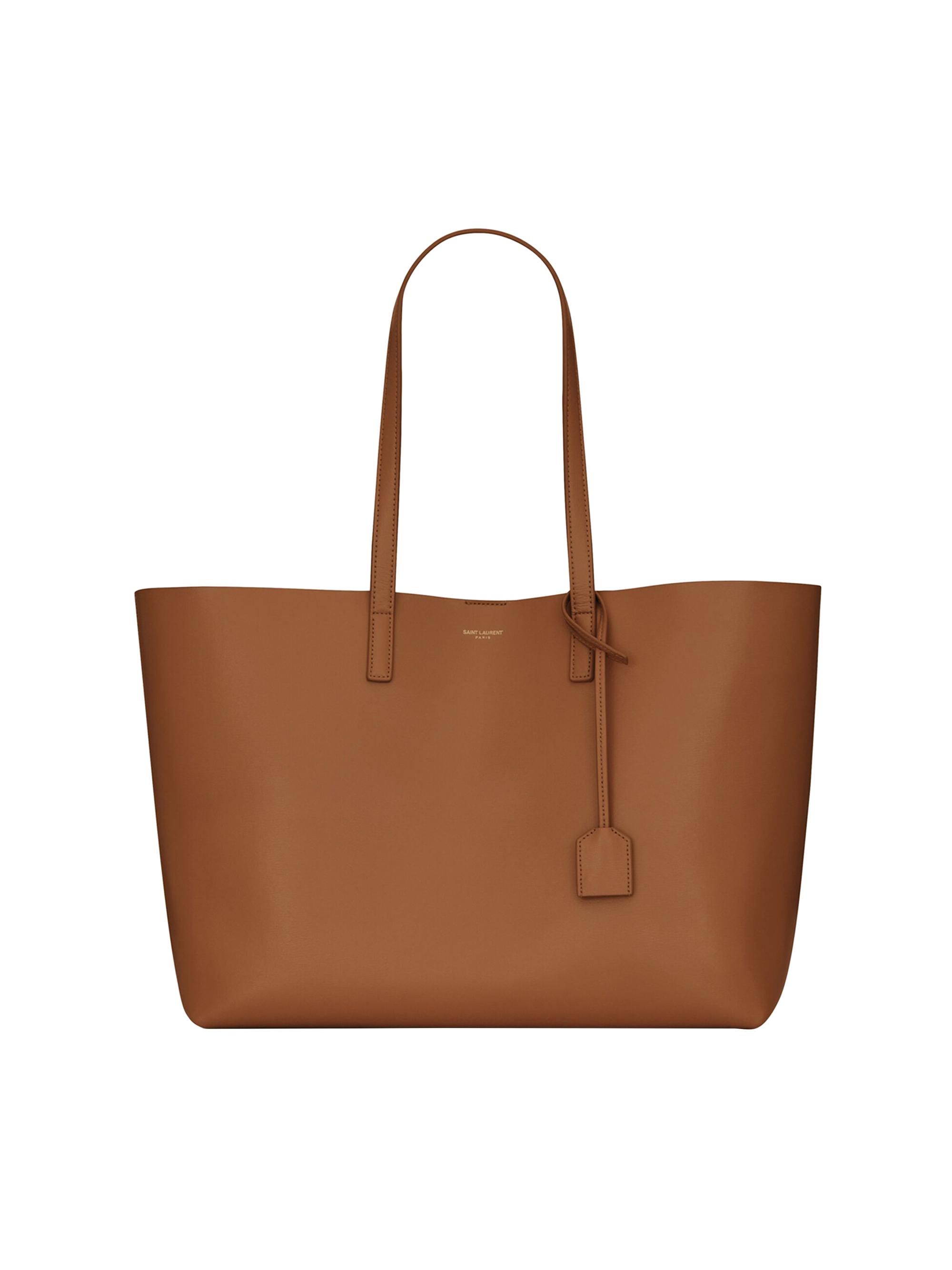 Saint Laurent Women's Shopping  Tote Bag in Leather - Brick | Thumbnail 7