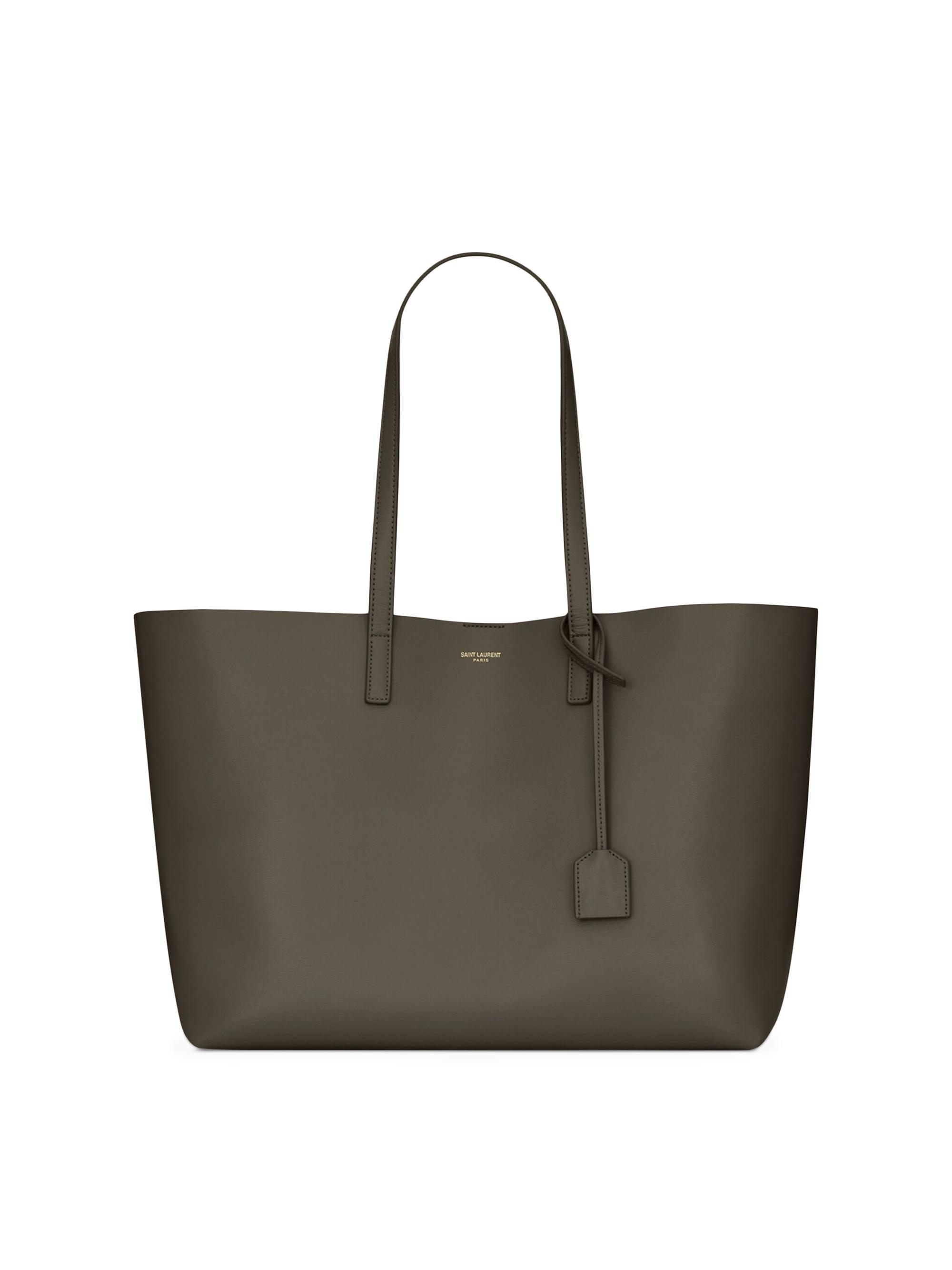 Saint Laurent Women's Shopping  Tote Bag in Leather - Light Musk