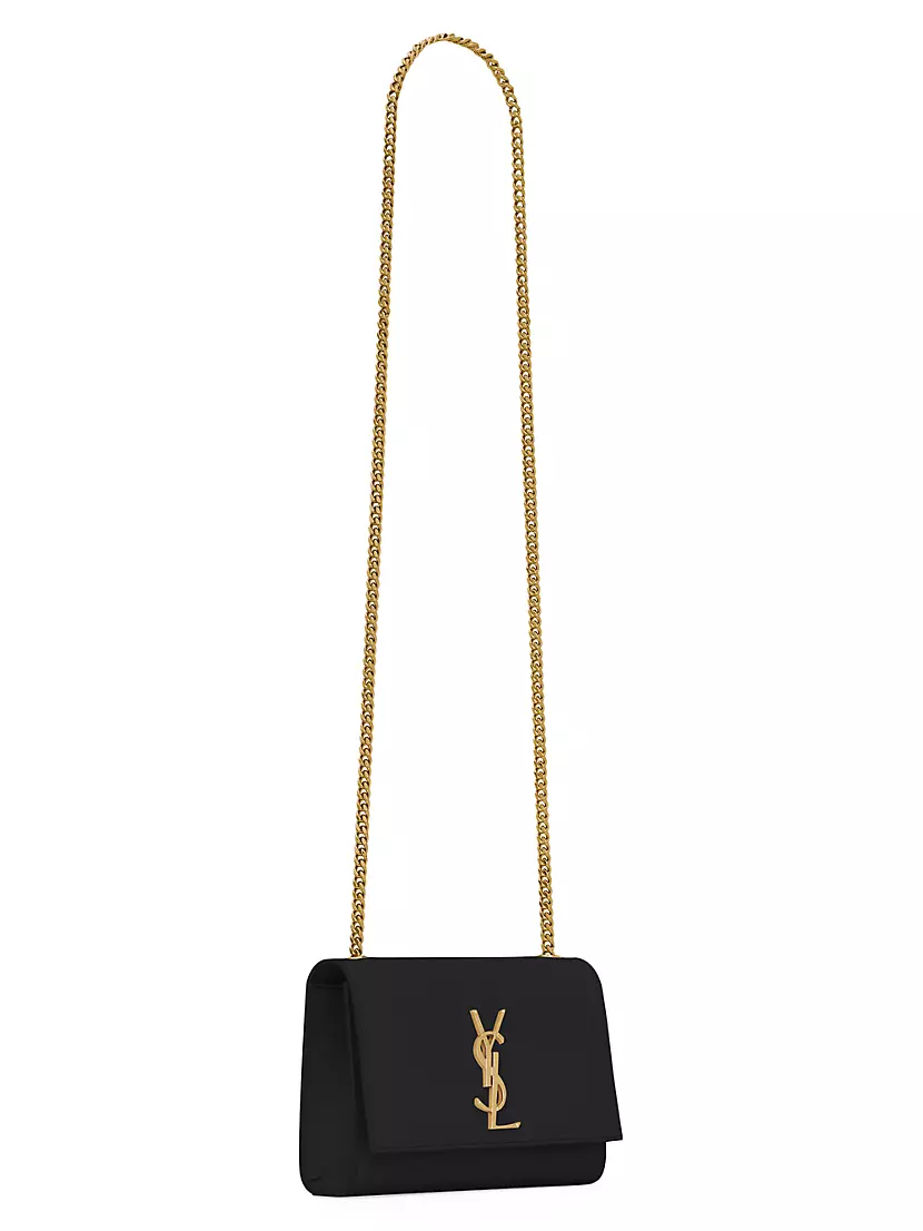 Kate small two-tone leather shoulder bag