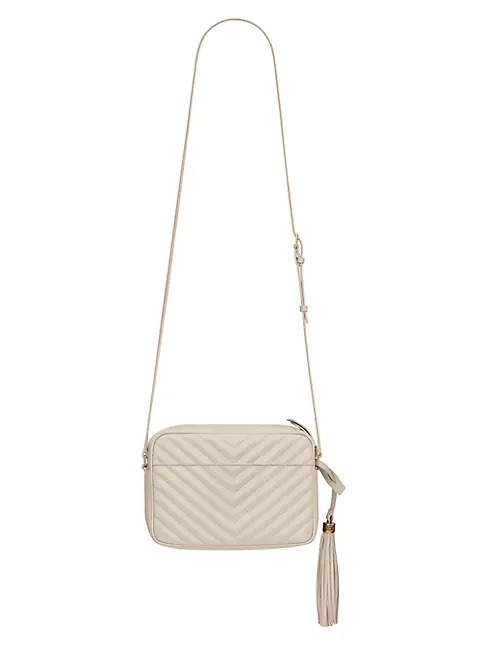 Lou Quilted Leather Belt Bag In Beige