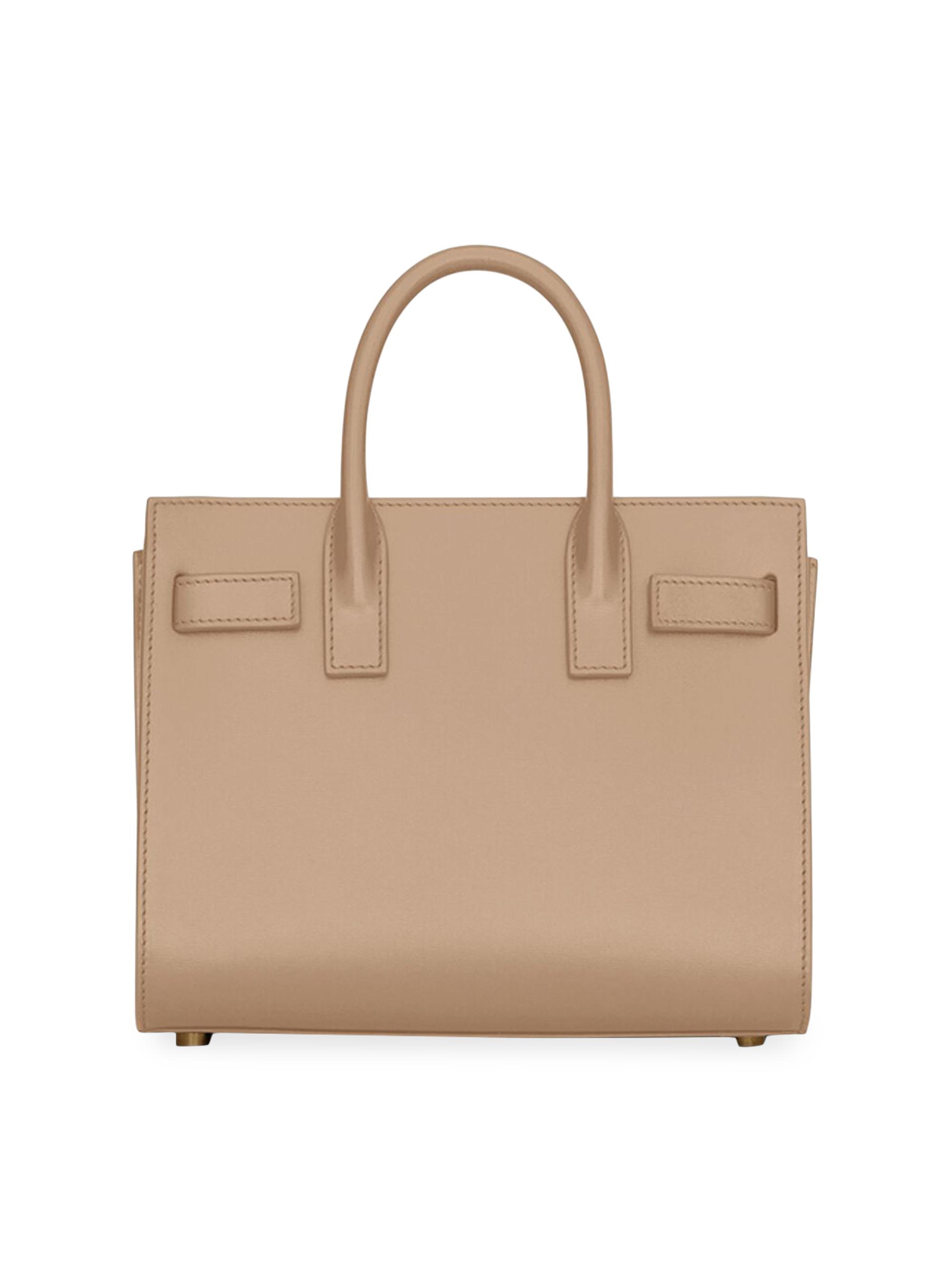 Saint Laurent Nano Sac De Jour Leather Satchel | Saks Fifth Avenue