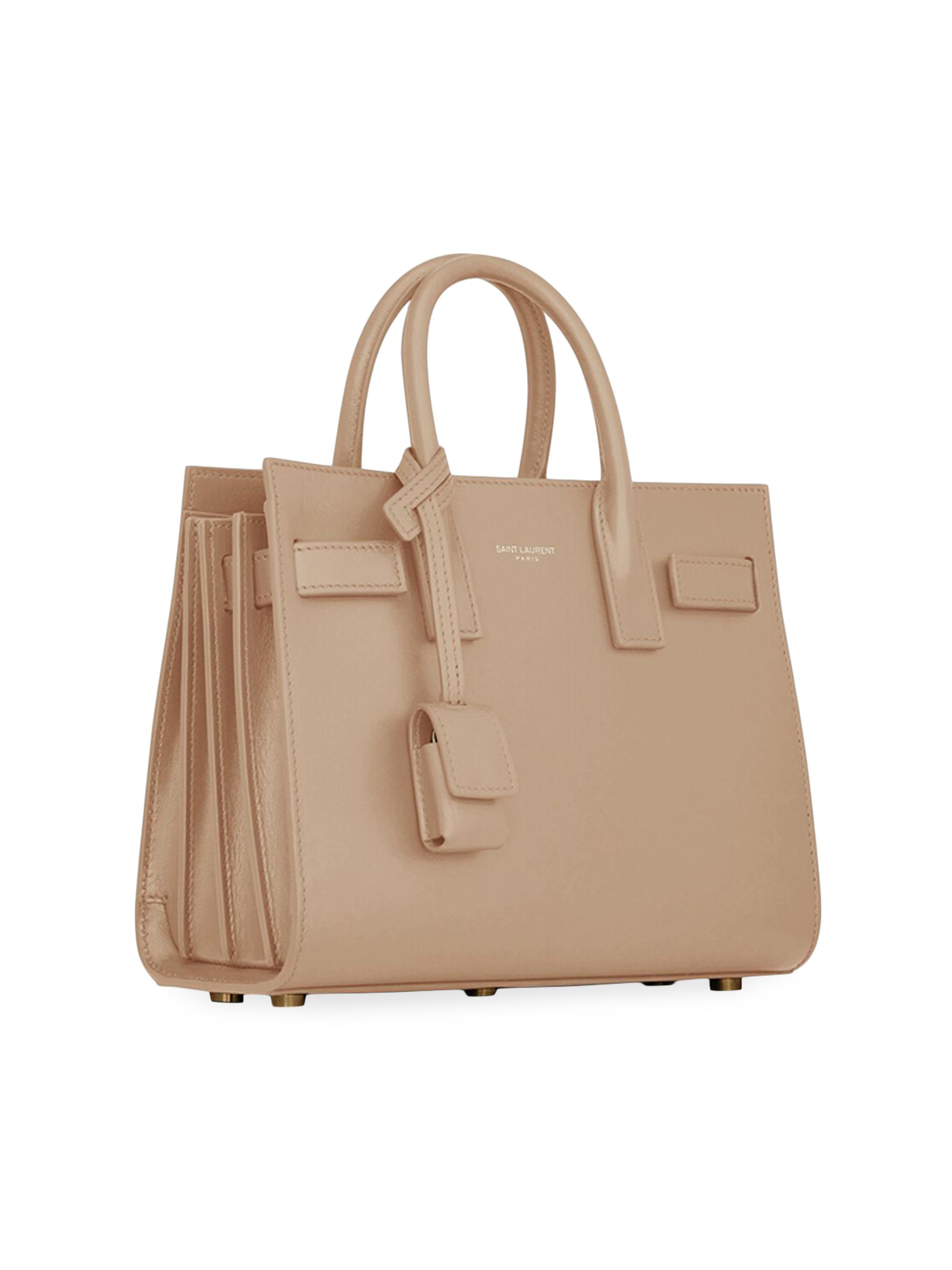 Saint Laurent Nano Sac De Jour Leather Satchel | Saks Fifth Avenue