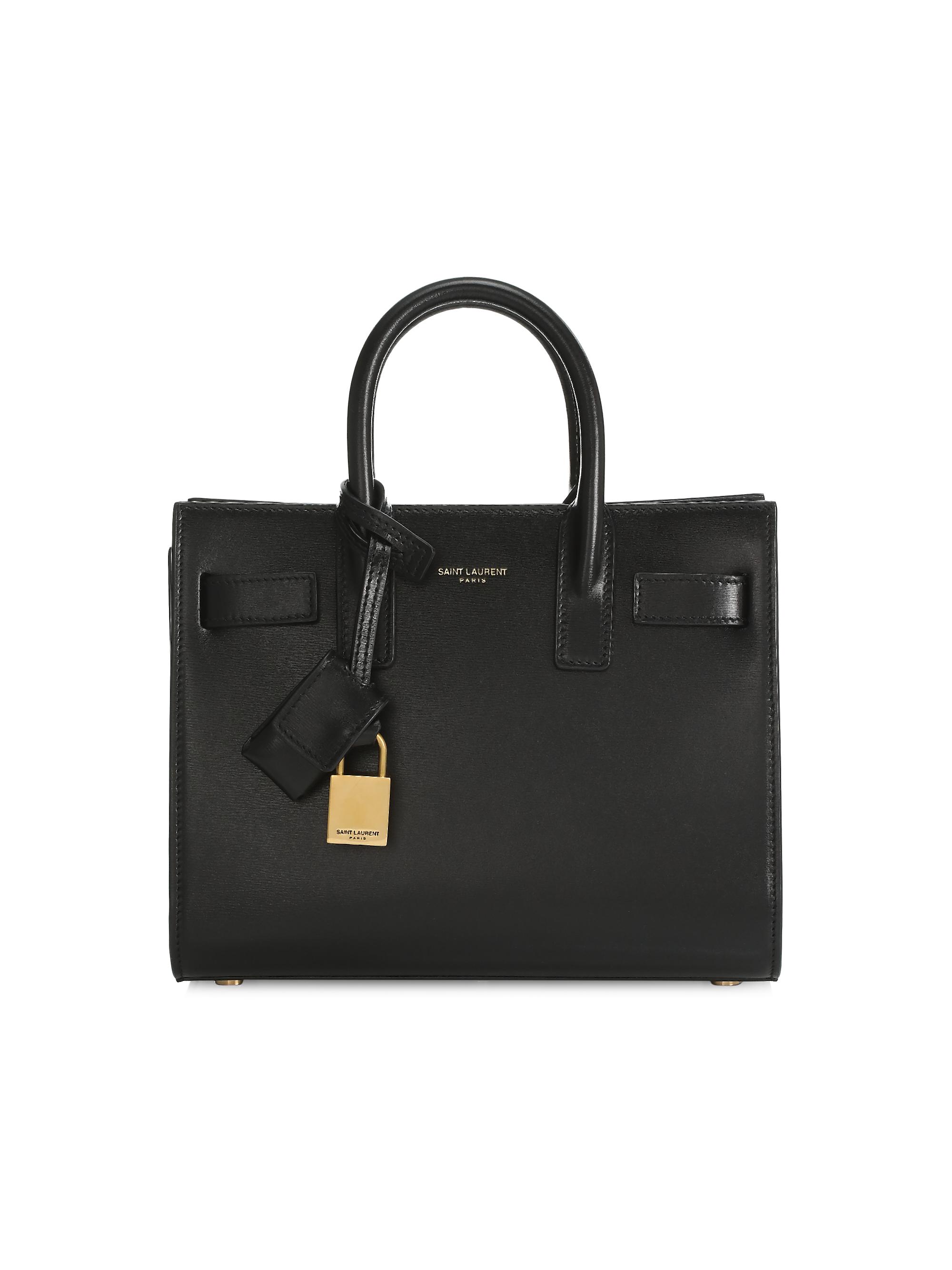 Saint Laurent Small Sac De Jour Top Handle Bag In Matte Embossed