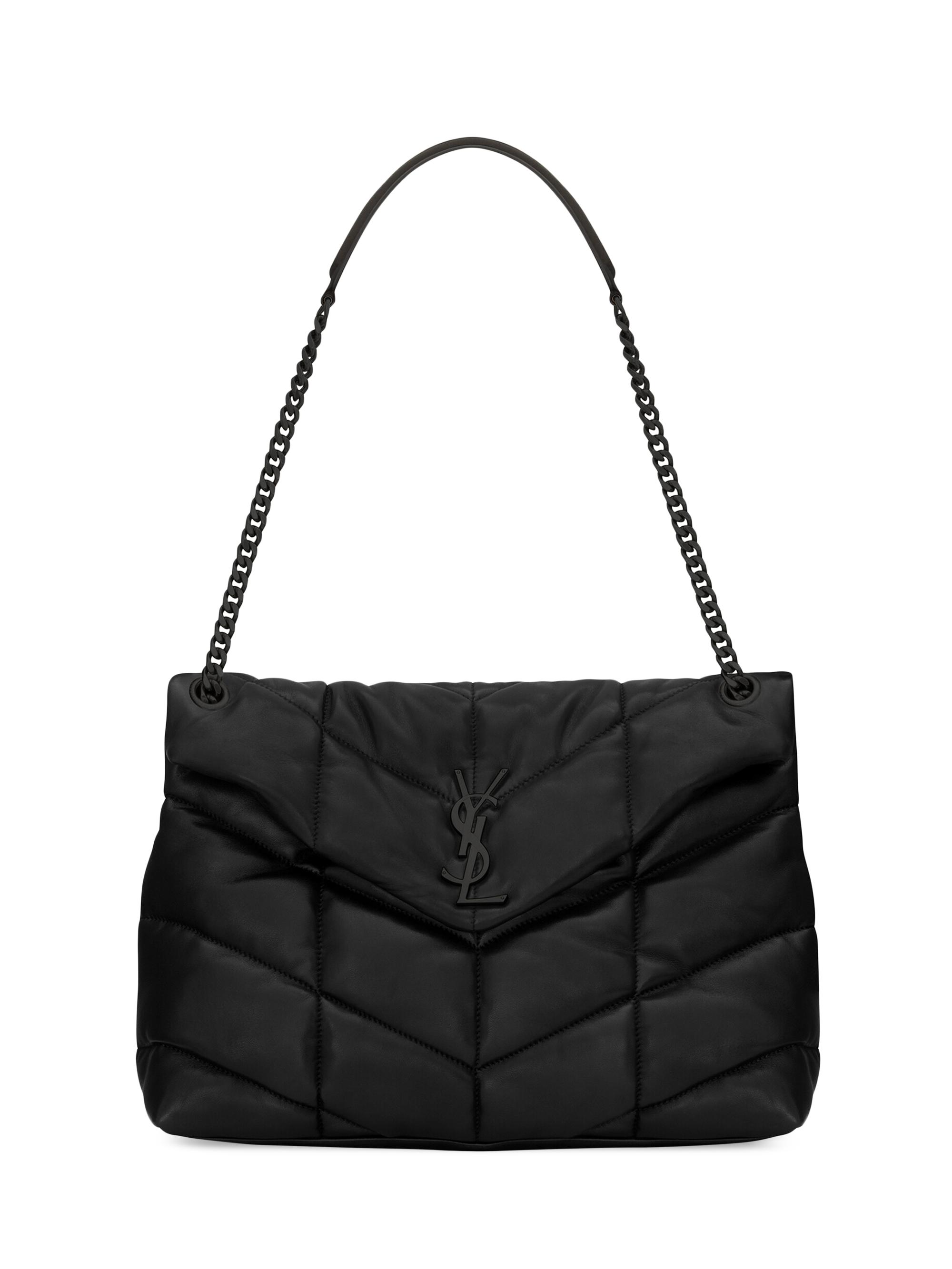 Saint Laurent Loulou Medium Shoulder Bag in Quilted Leather