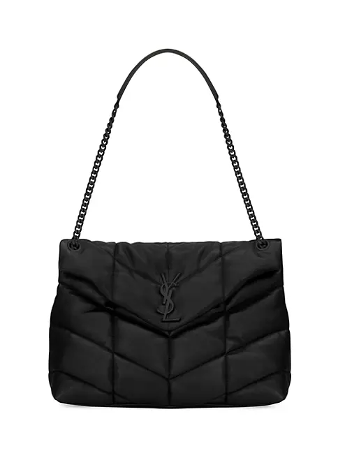 puffer toy bag in quilted lambskin