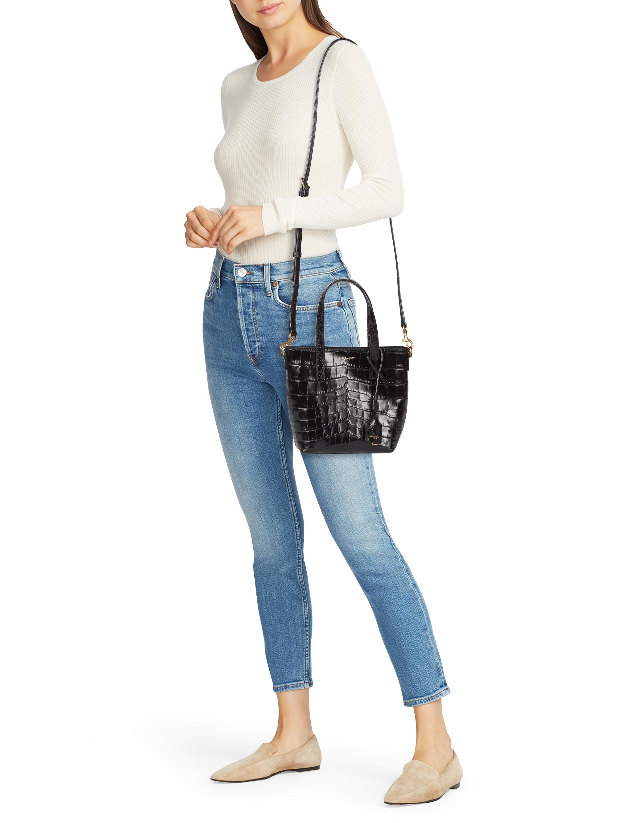 Saint Laurent Paris Mini Toy Shopping Bag | Saks Fifth Avenue