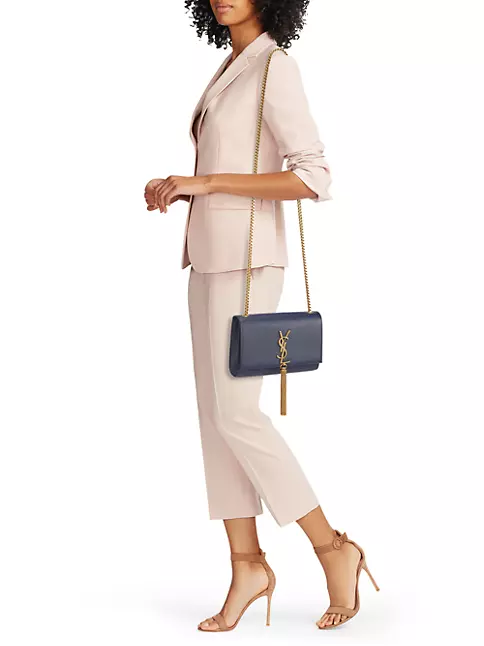 Saint Laurent Medium Kate Leather Chain Shoulder Bag