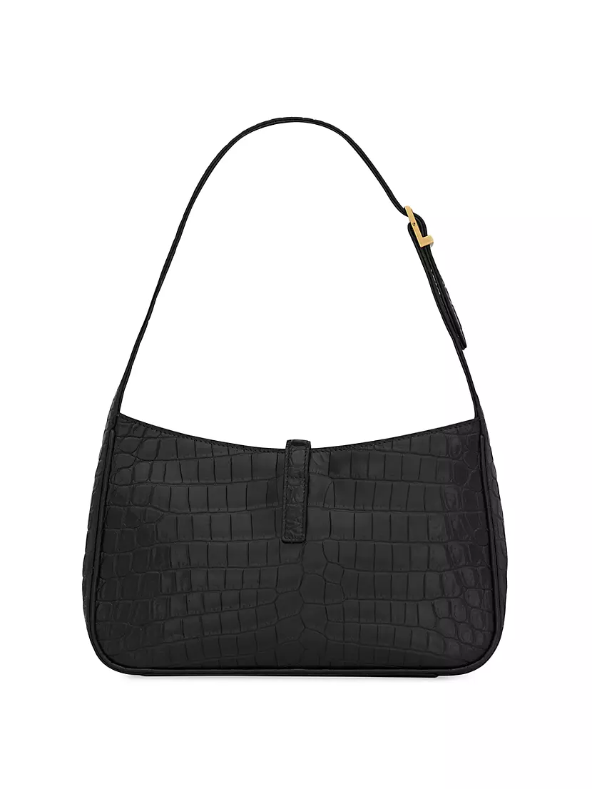 Le 5 à 7 croc embossed leather bag - Saint Laurent - Women