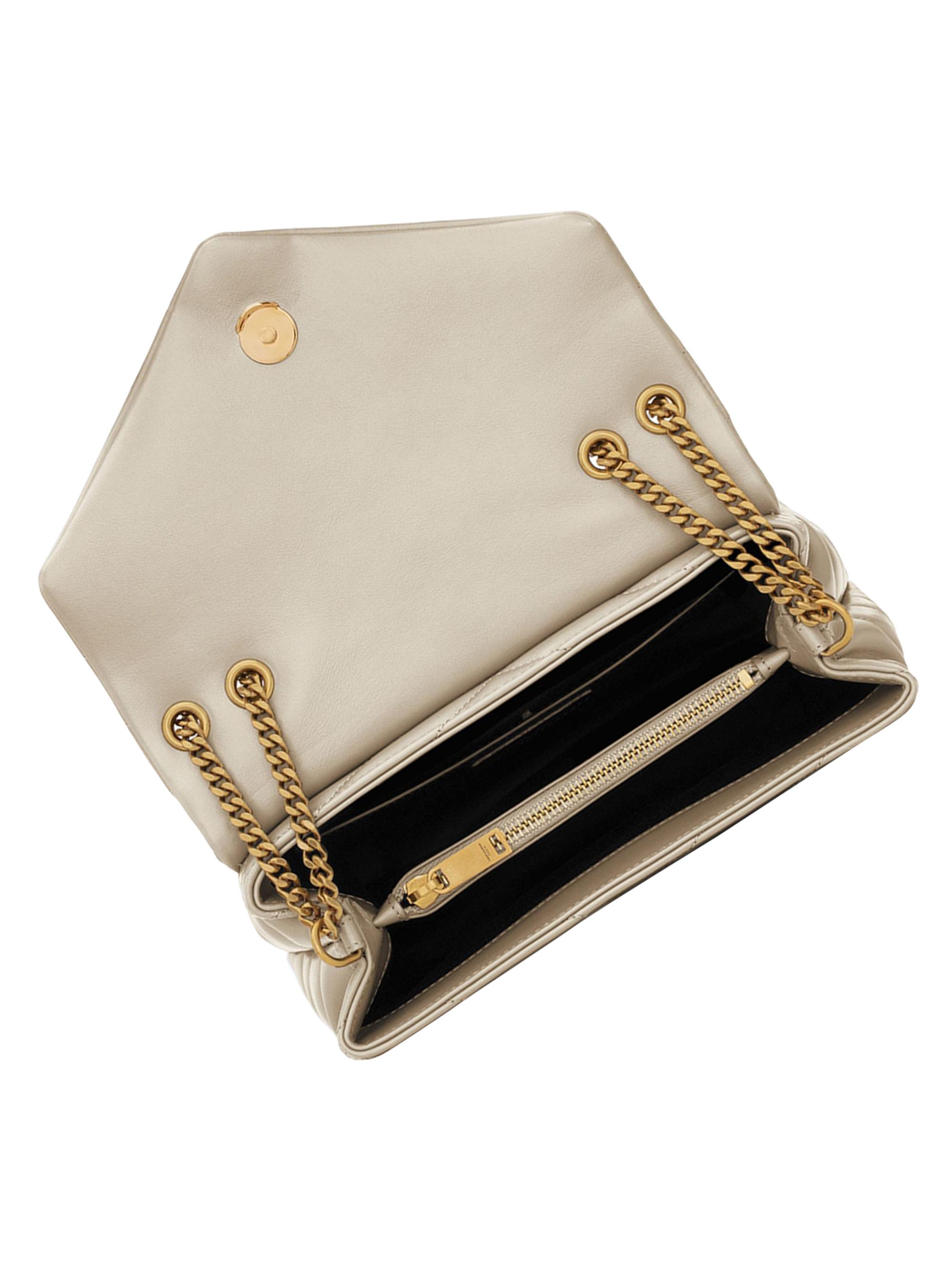 Saint Laurent Loulou Small Shoulder Bag in Quilted Leather