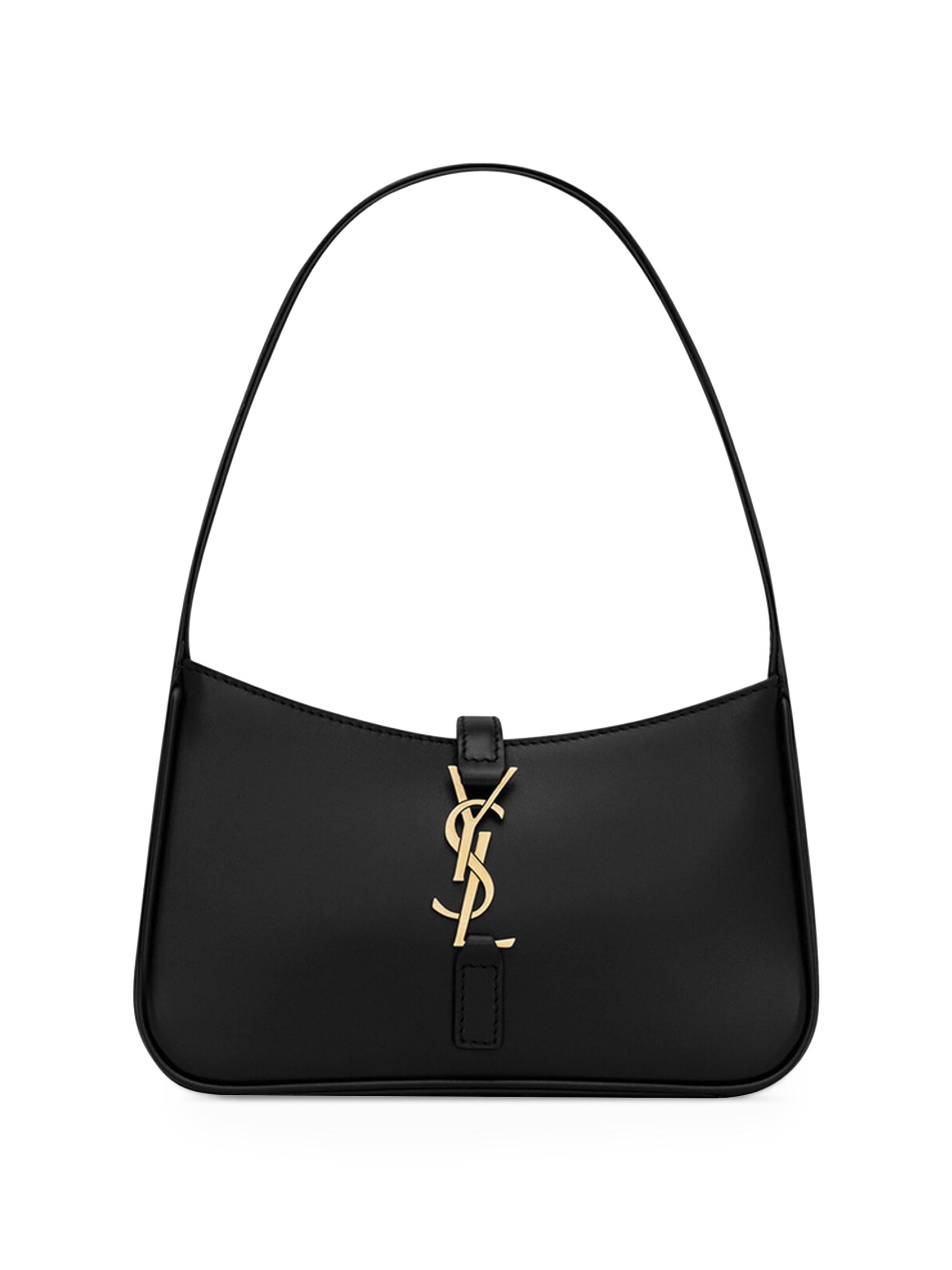 Saint Laurent Paris VII Small Hobo Bag in Grained Leather