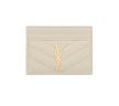 Cassandre Matelasse Card Case in Grain De Poudre Embossed Leather