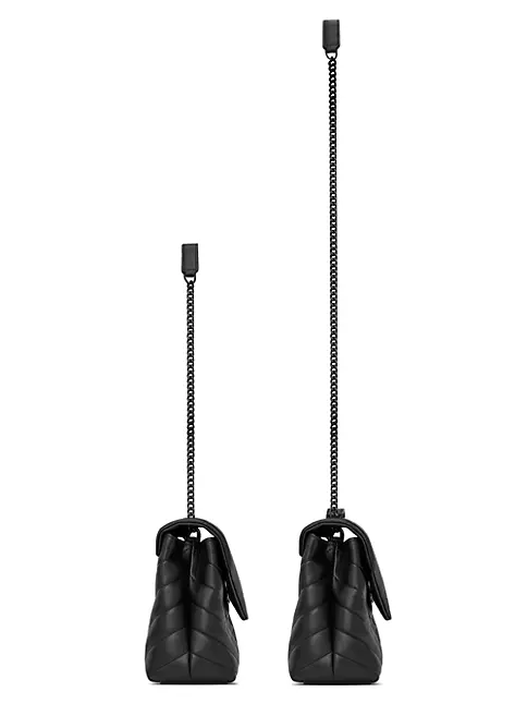 Saint Laurent - Loulou Small Leather Matelassé Y Chain Shoulder Bag