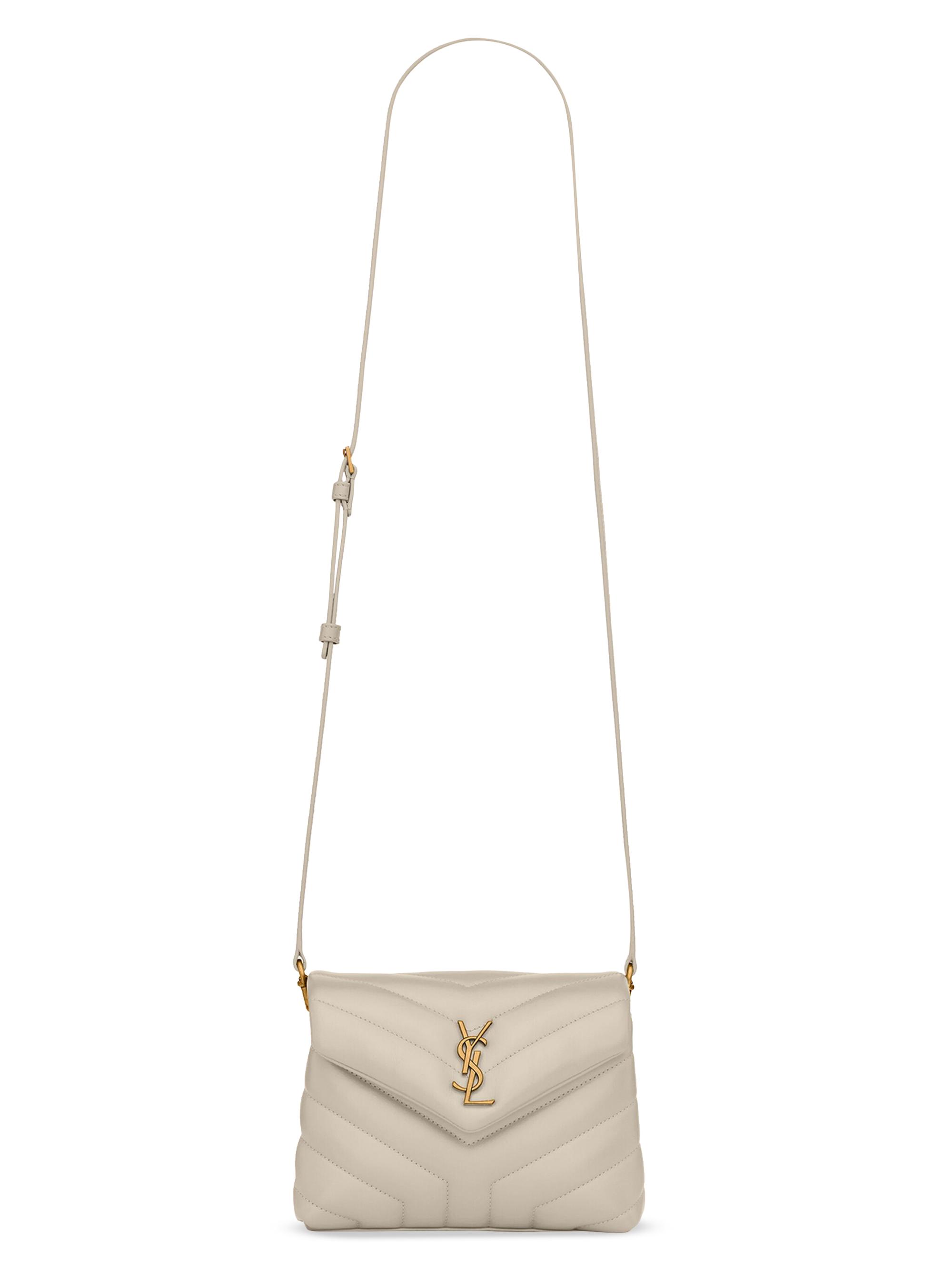 Saint Laurent Women's Mini Loulou Matelassé Leather Shoulder Bag - Nero