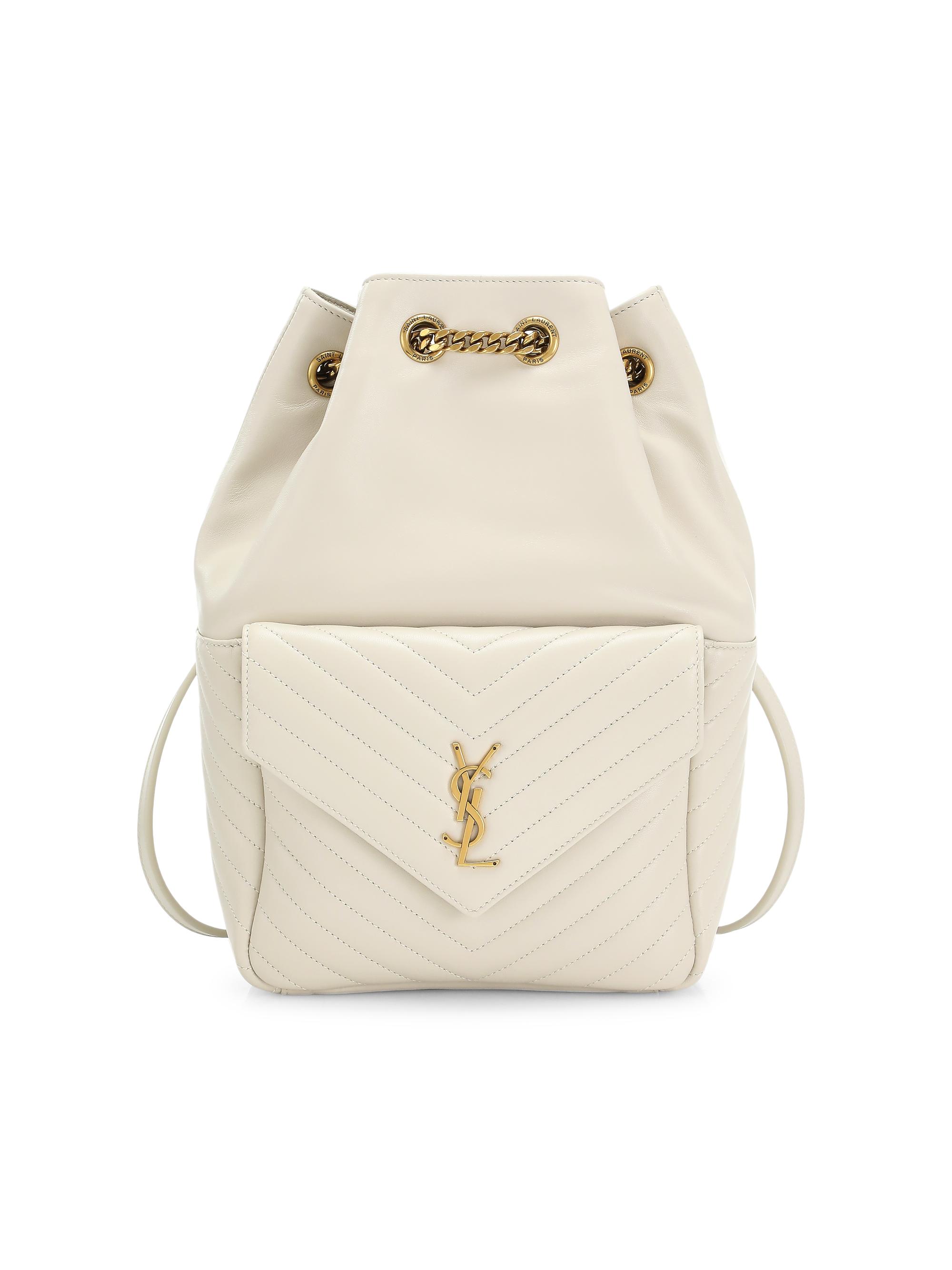 Saint Laurent  バッグ Saint Laurent Small Cassandre Cylindric Bag in Noir | FWRD