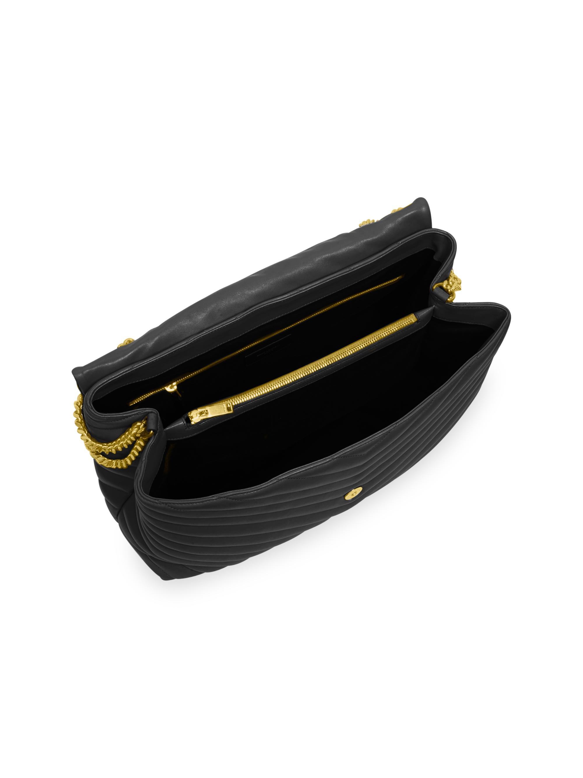 Shop Saint Laurent Large Loulou Matelassé Leather Shoulder Bag Saks