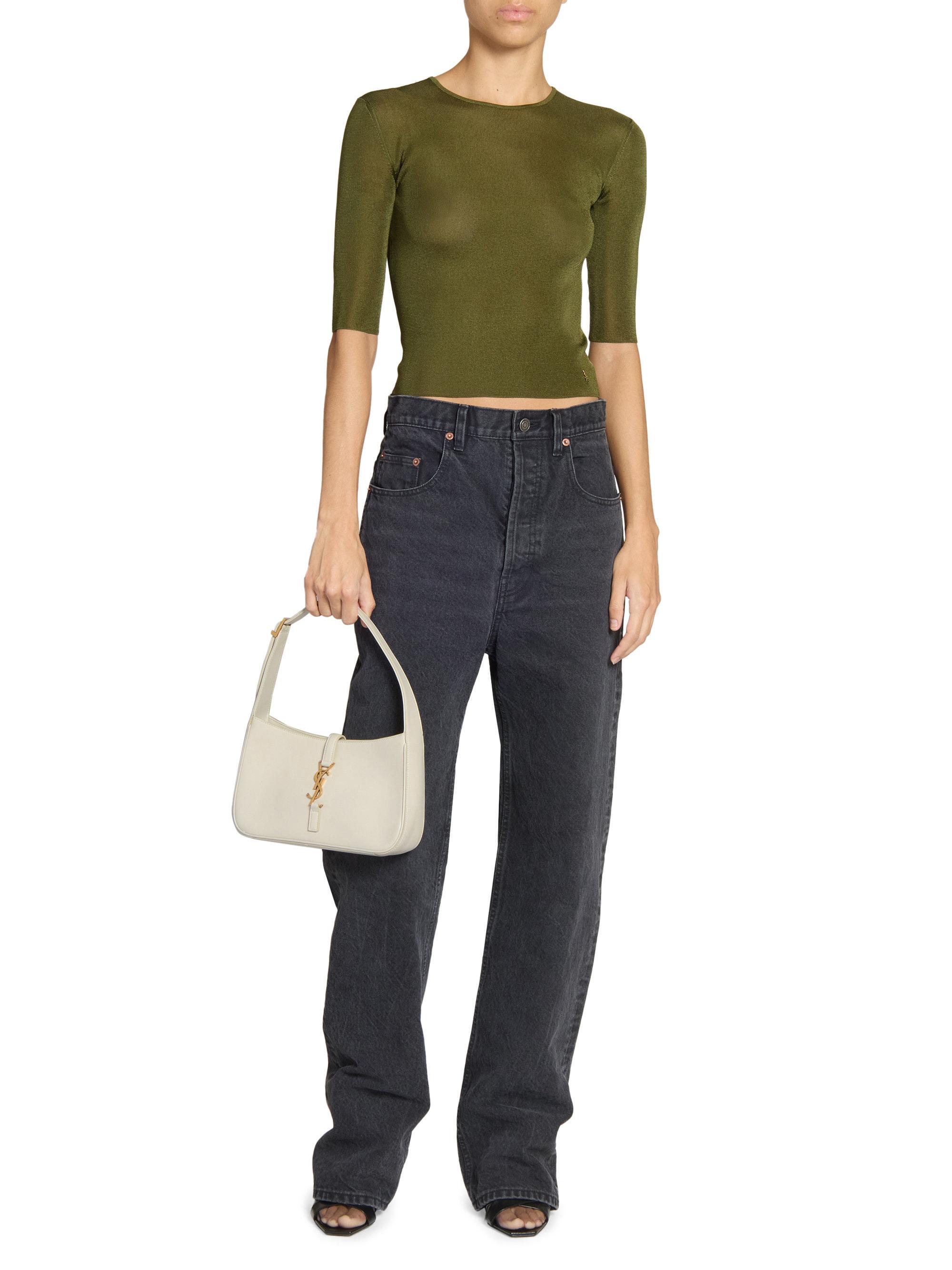 Le 5 à 7 Hobo Bag in Smooth Leather