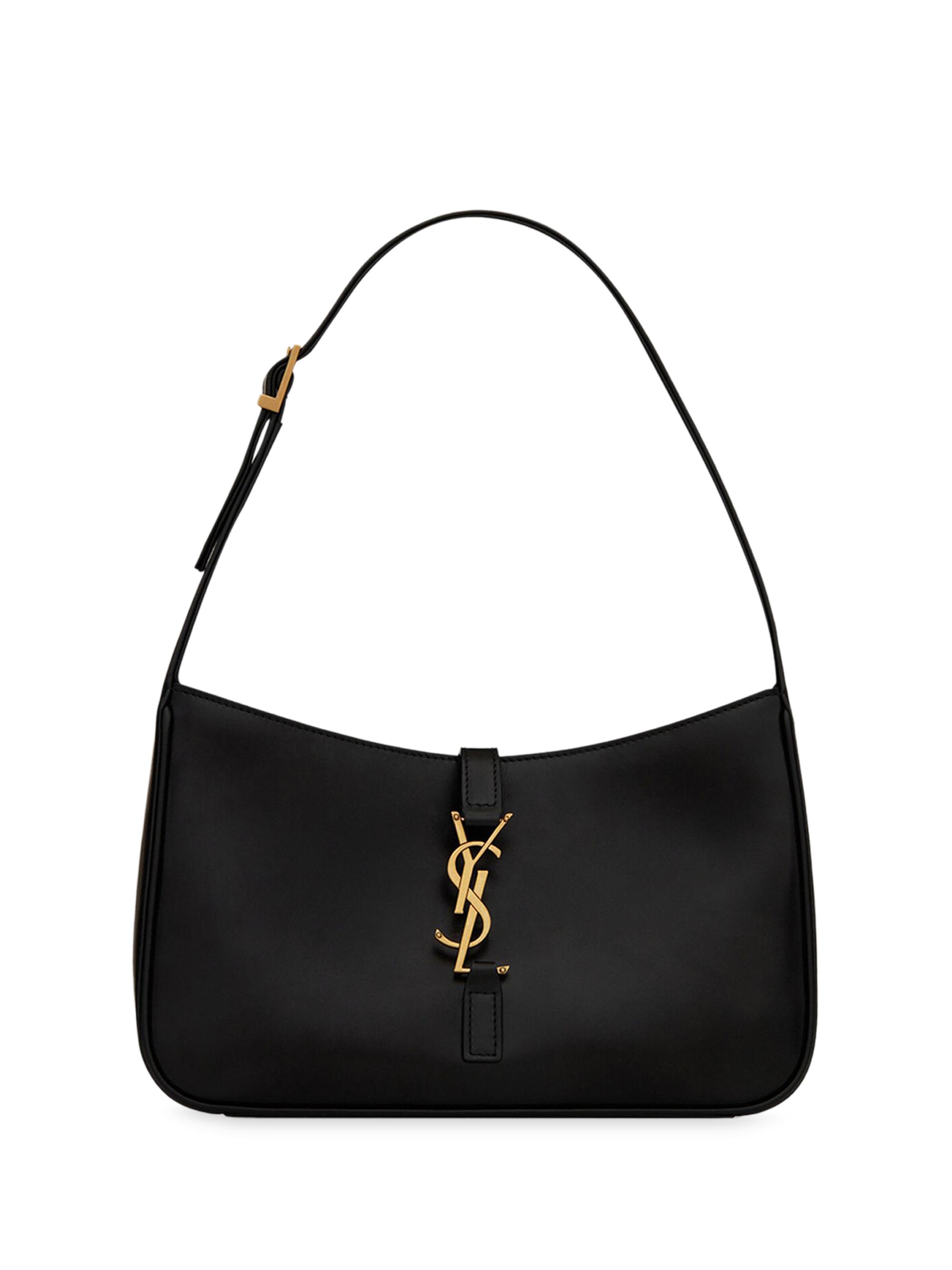 Saint Laurent Women's Le 5 à 7 Hobo Bag in Smooth Leather - Nero