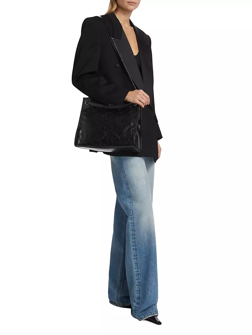 Saint Laurent medium Niki leather shoulder bag - ShopStyle