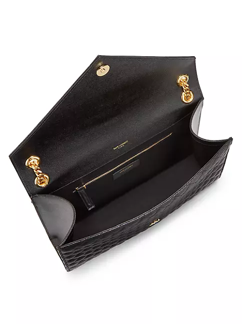 Envelope Medium Shoulder Bag in Black - Saint Laurent