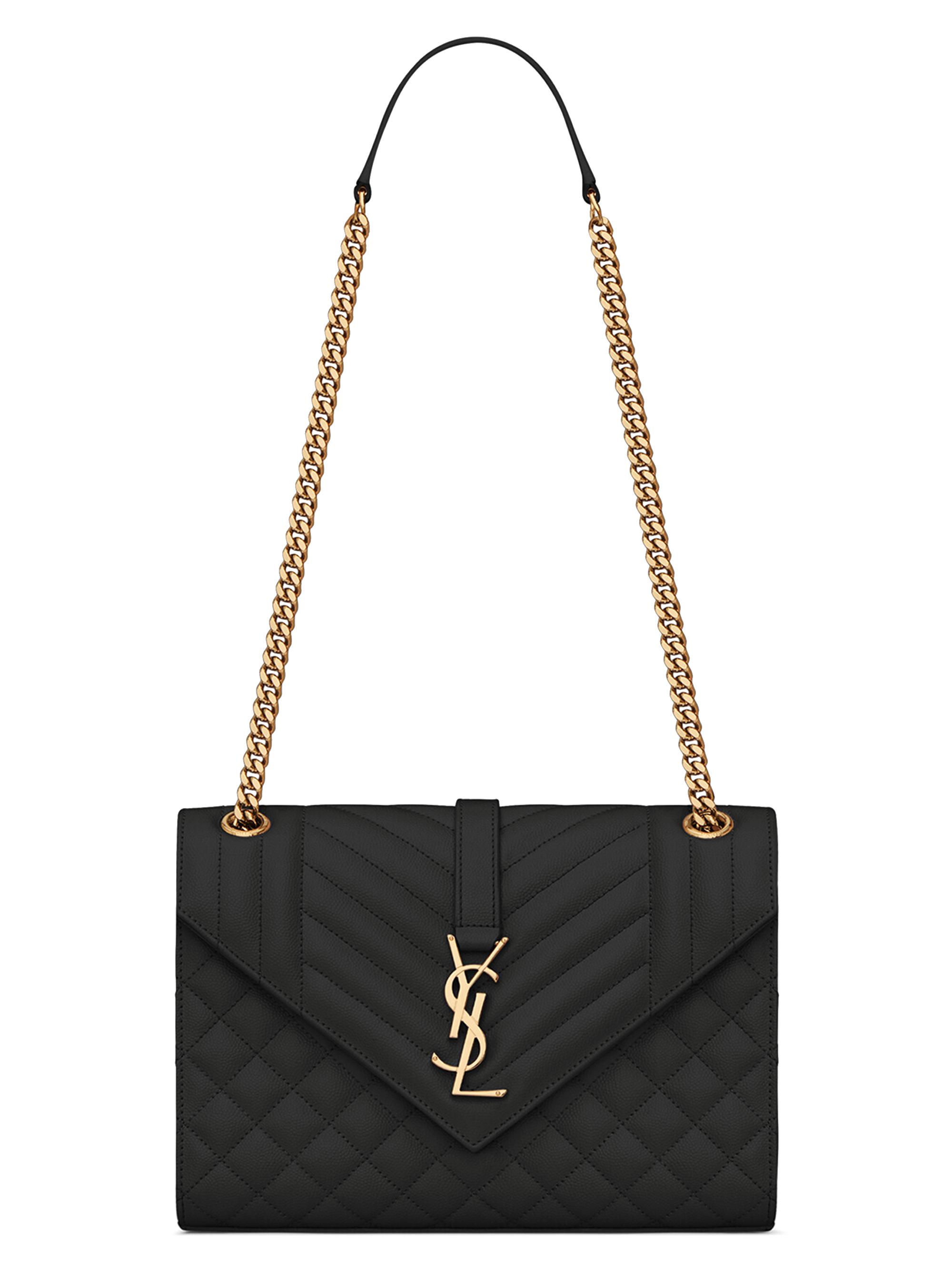 Saint Laurent Kate Medium Reversible Chain Bag in Suede and
