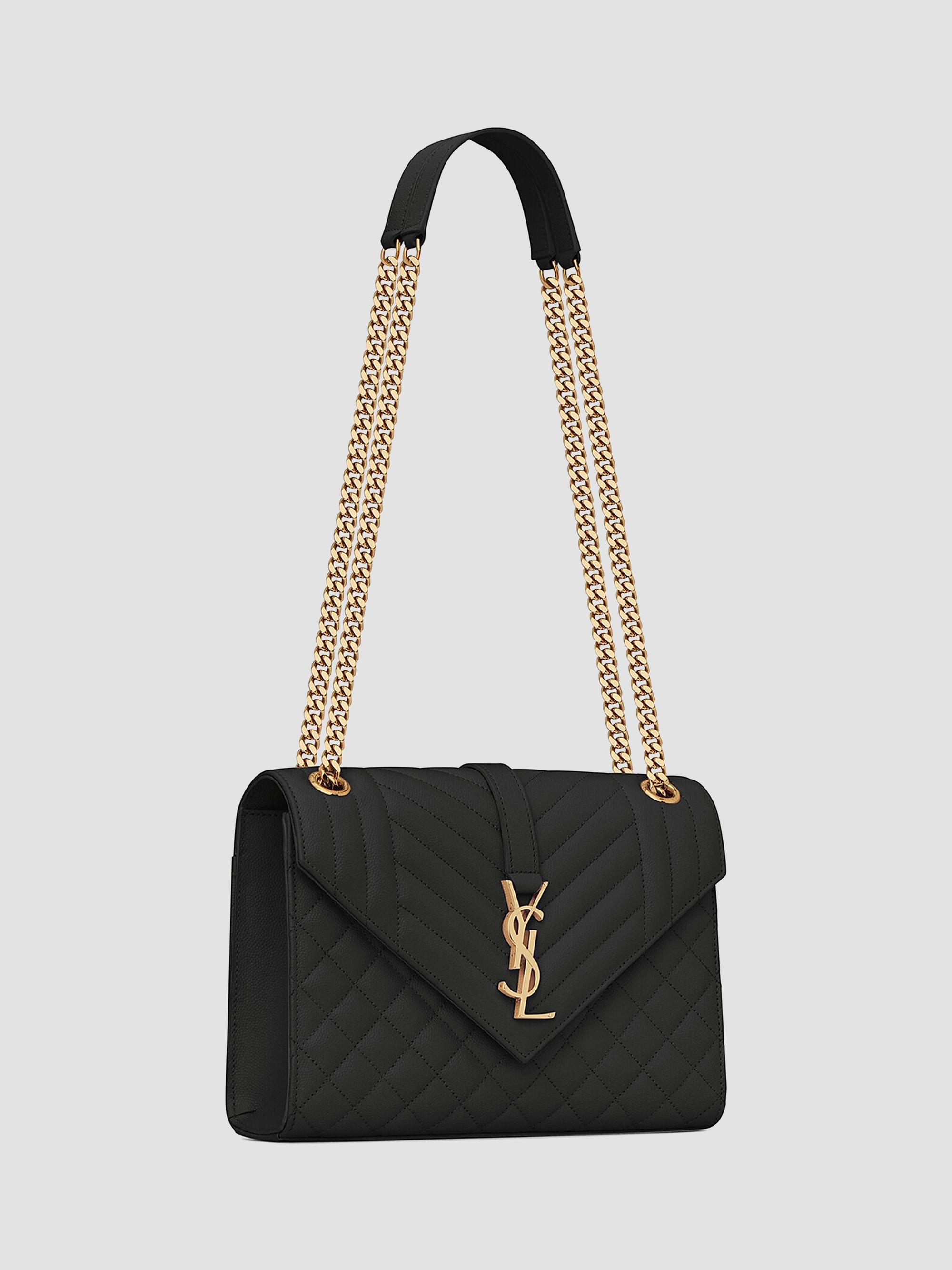 Saint Laurent Envelope Medium Chain Bag in Mix Matelassé | Saks