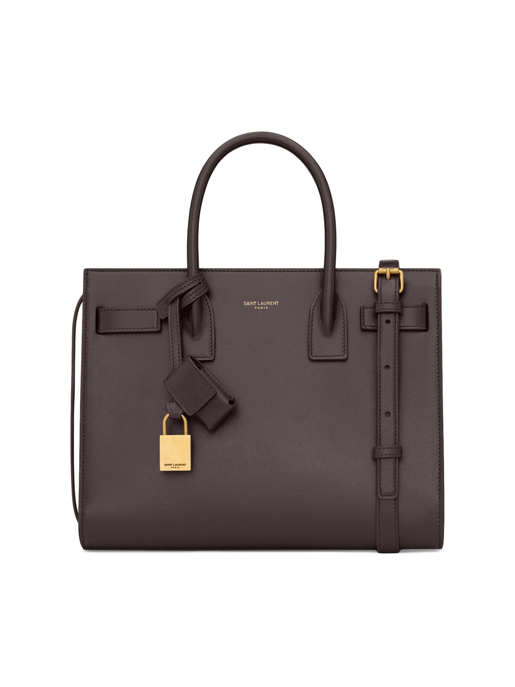 Saint Laurent Sac De Jour Baby Top Handle Bag In Crocodile