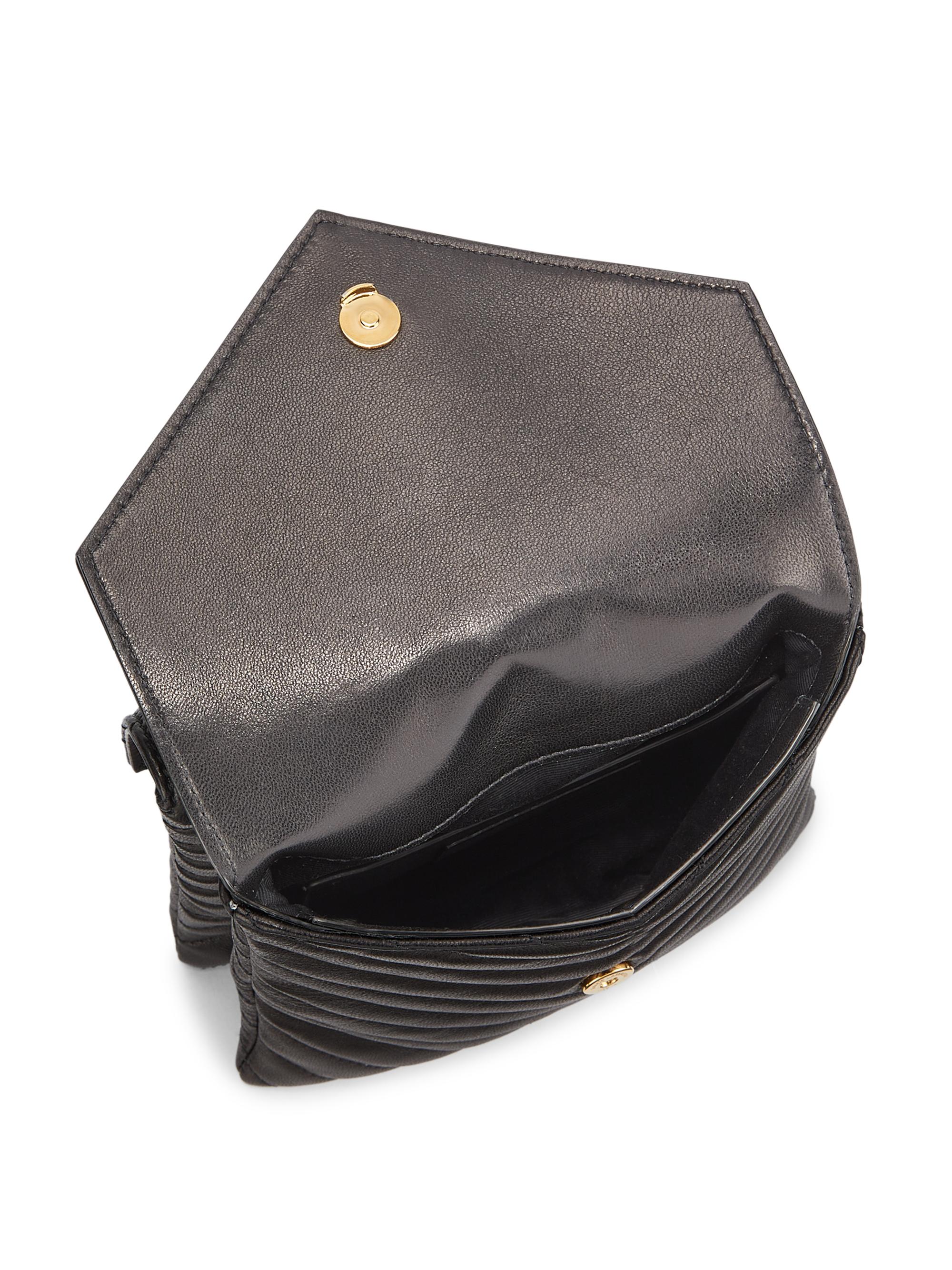 YSL/A1208-2/ Saint Laurent Le Double Flap Bag in Quilted Lambskin | Saks Fifth