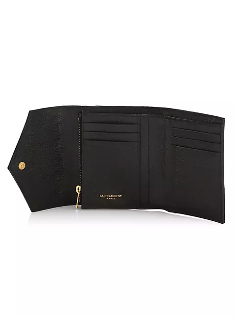 Saint Laurent For You Pocket Mirror w/Case Leather Card Holder