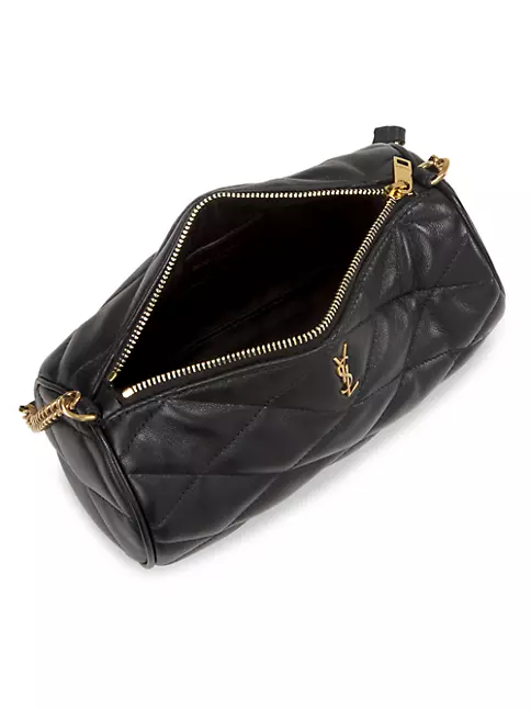 Sade Quilted Leather Pouch in Black - Saint Laurent