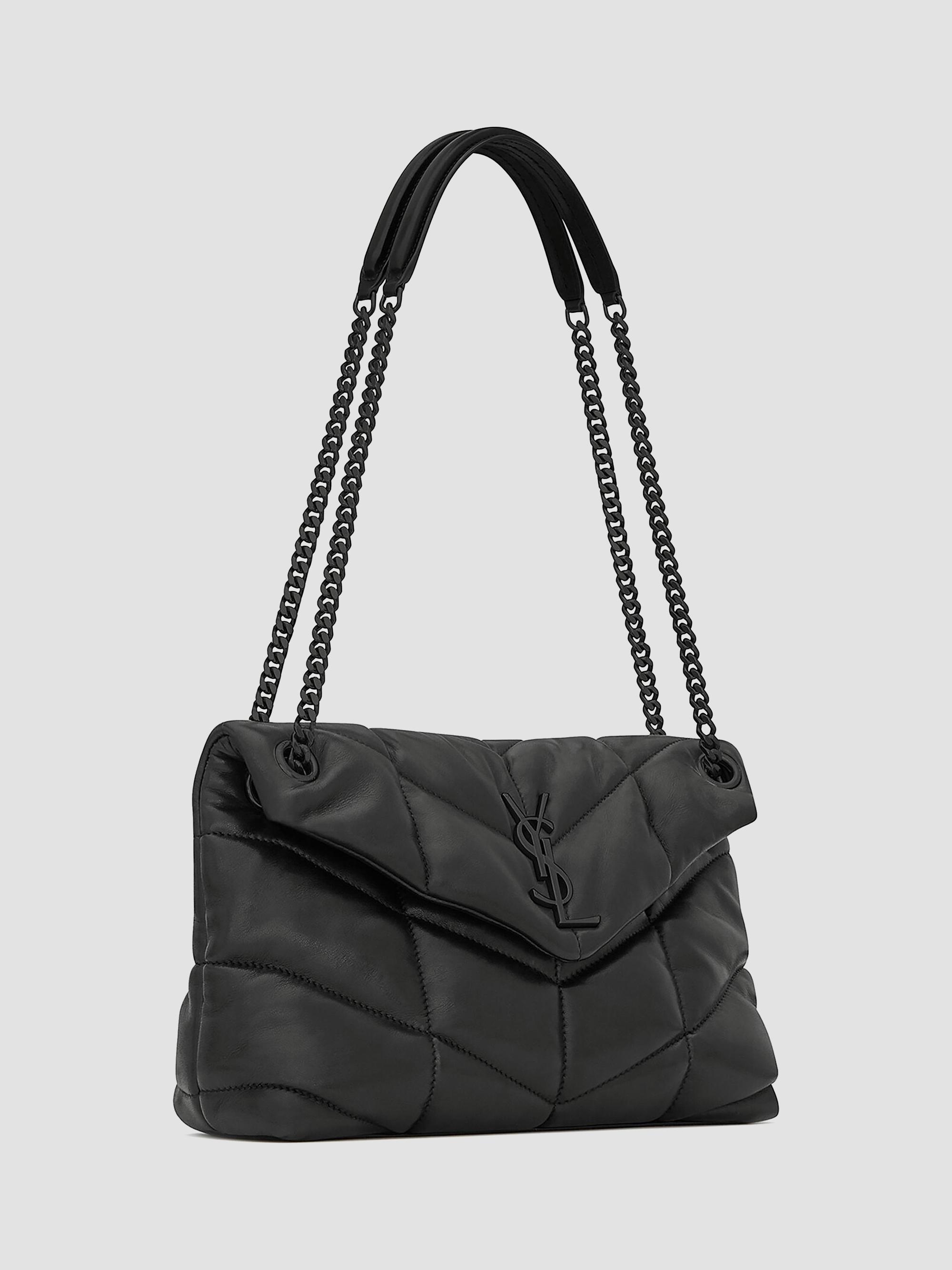 Saint Laurent Puffer Small バッグ Saint Laurent Puffer Small Shoulder Bag in Nappa Leather | Saks