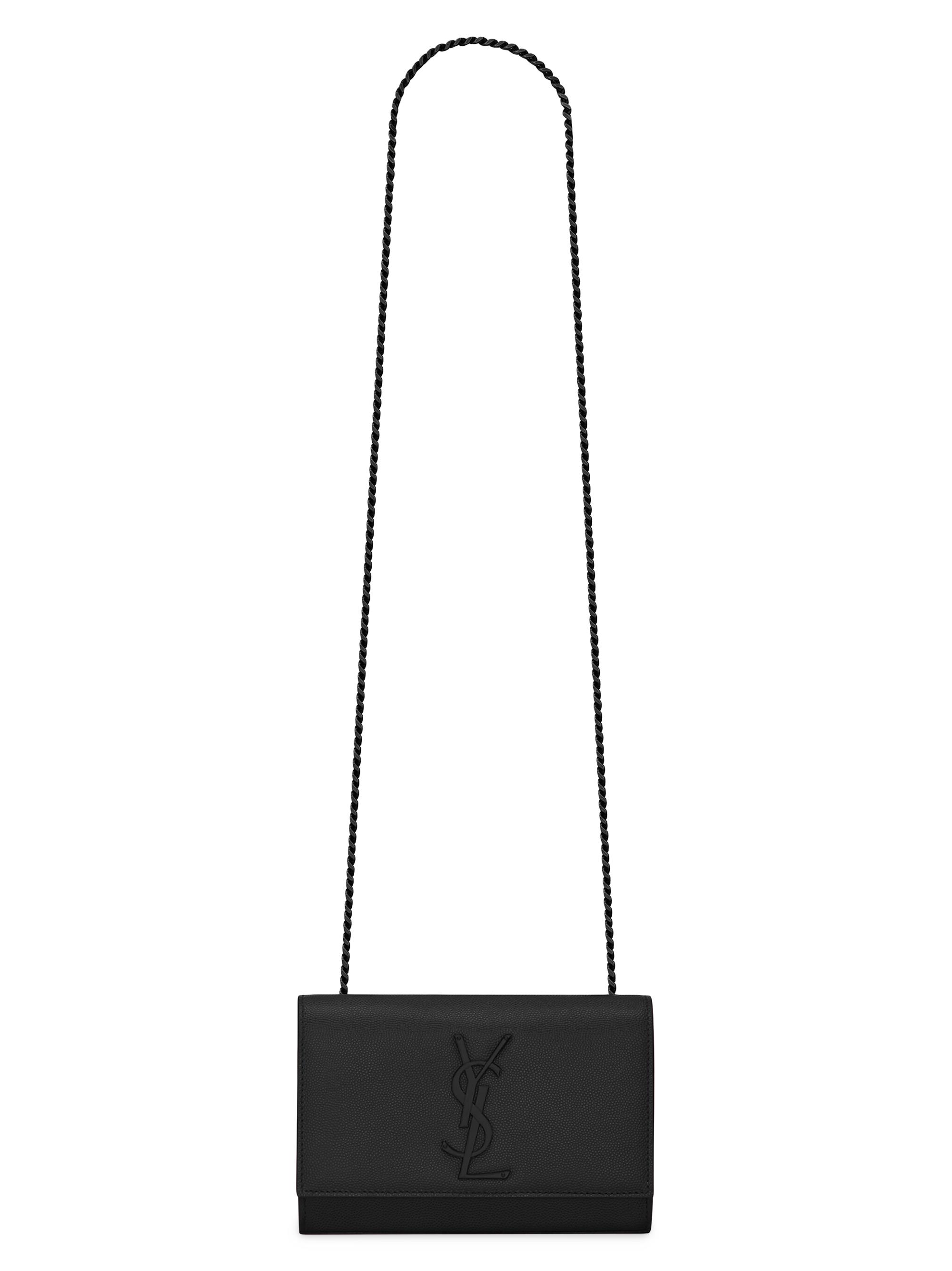 Saint Laurent Kate Small Shoulder Bag in Grain De Poudre