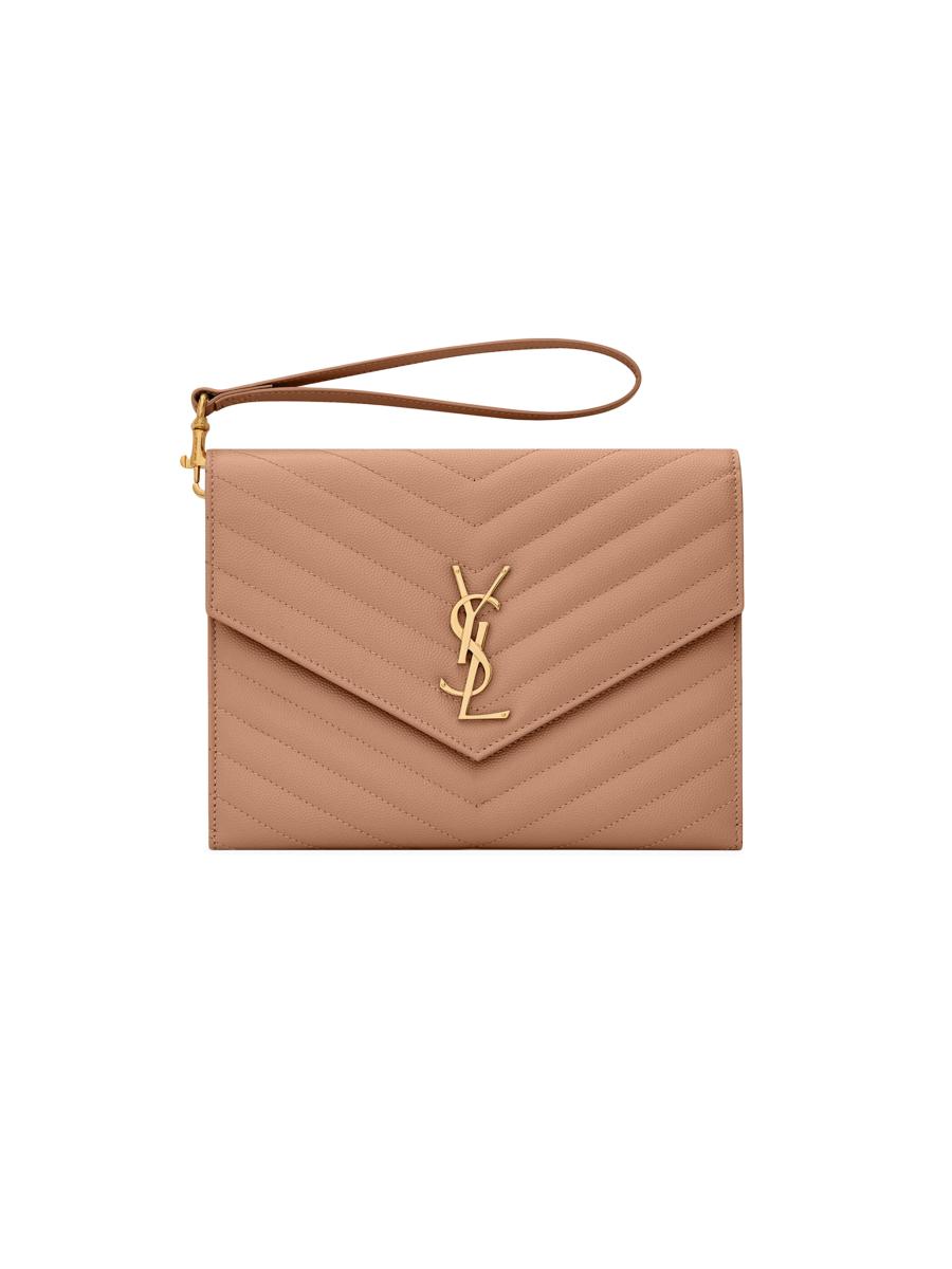 【関税＆送料込み】Saint Laurent Grain De Poudre Leather Ca NEW SAINT LAURENT YSL KATE SMALL CHAIN BAG IN GRAIN DE
