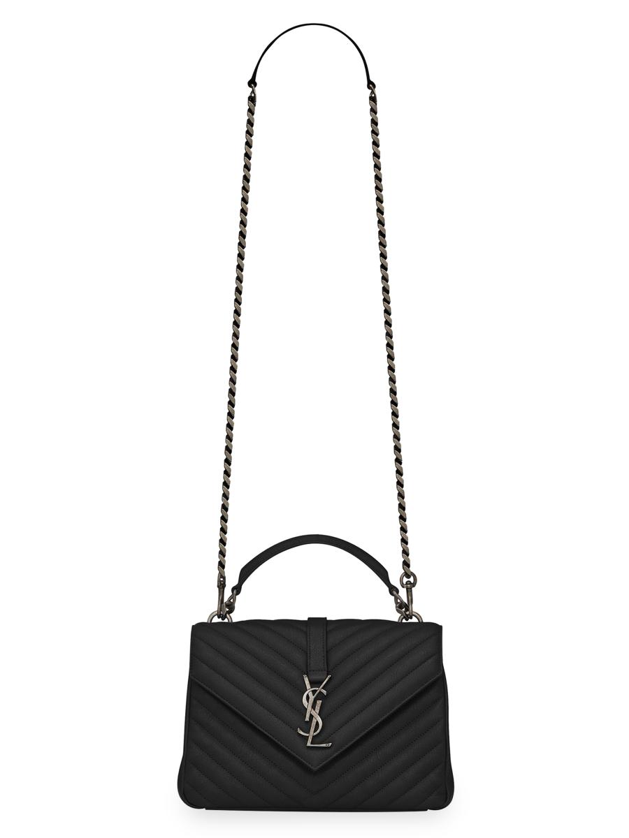 ショルダーバッグ・ポシェット Saint Laurent 'College' medium crossbody bag Saint Laurent College Medium in Quilted Leather | Saks Fifth