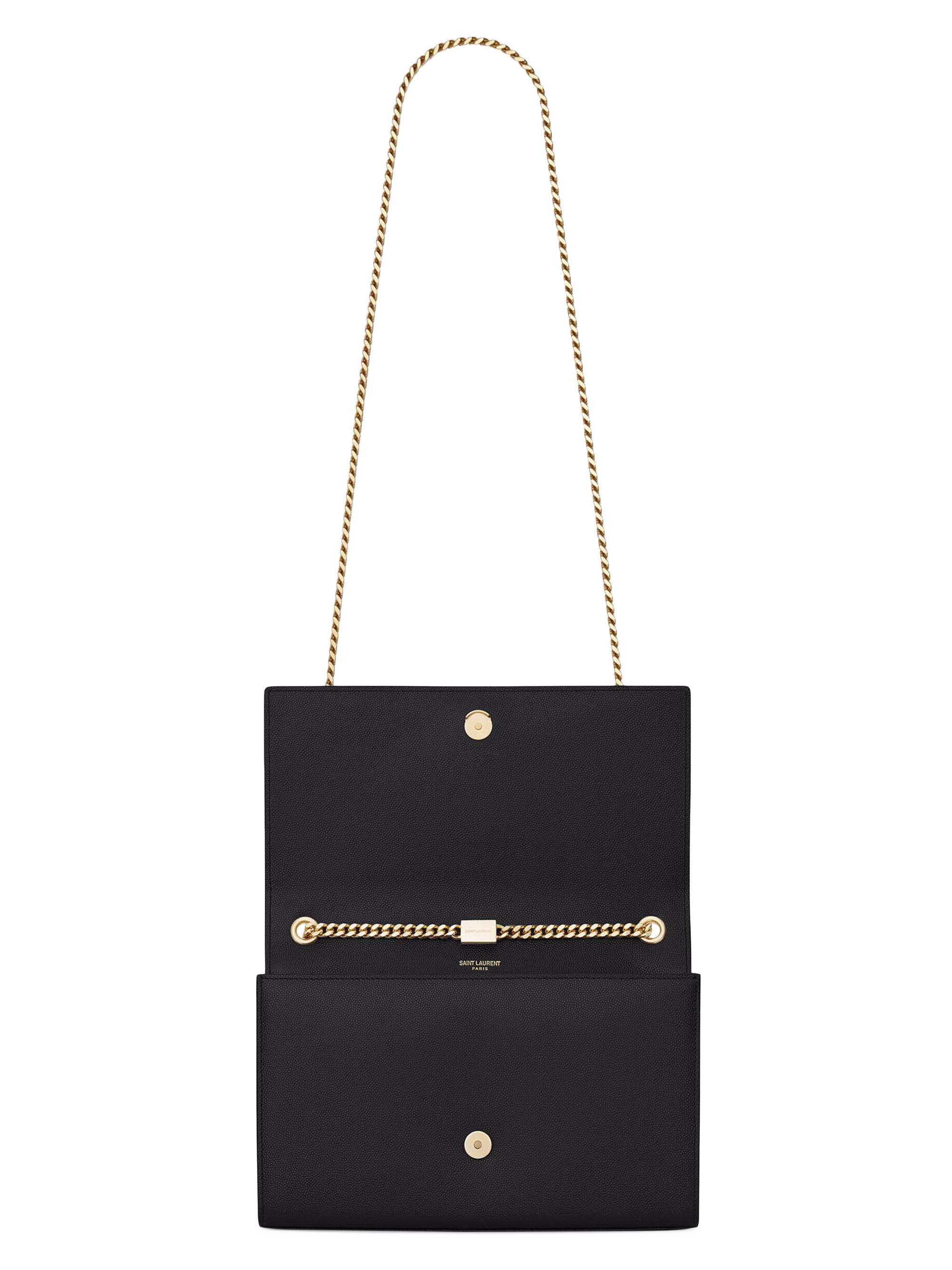 Saint Laurent Kate Medium in Grain De Poudre Embossed Leather