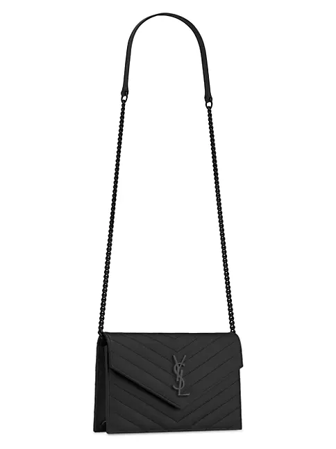 Saint Laurent Black Medium Envelope Chain Bag Saint Laurent