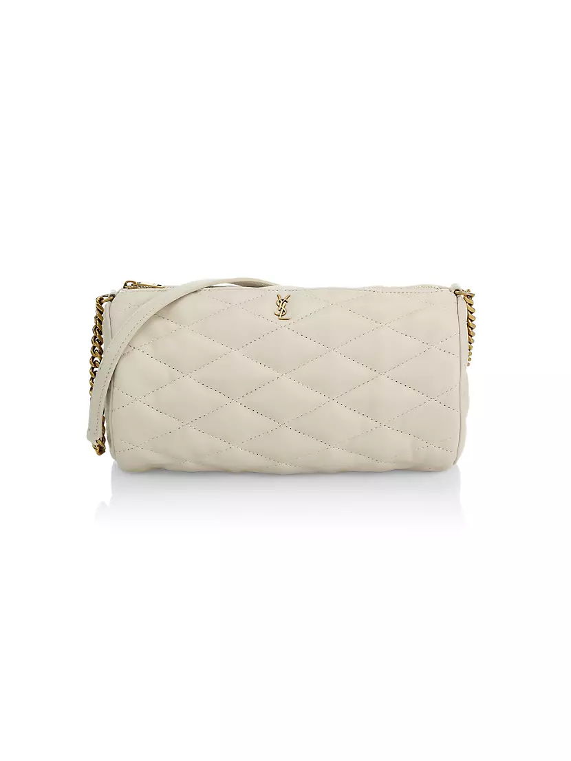 Sade YSL Large Quilted Leather Clutch Bag